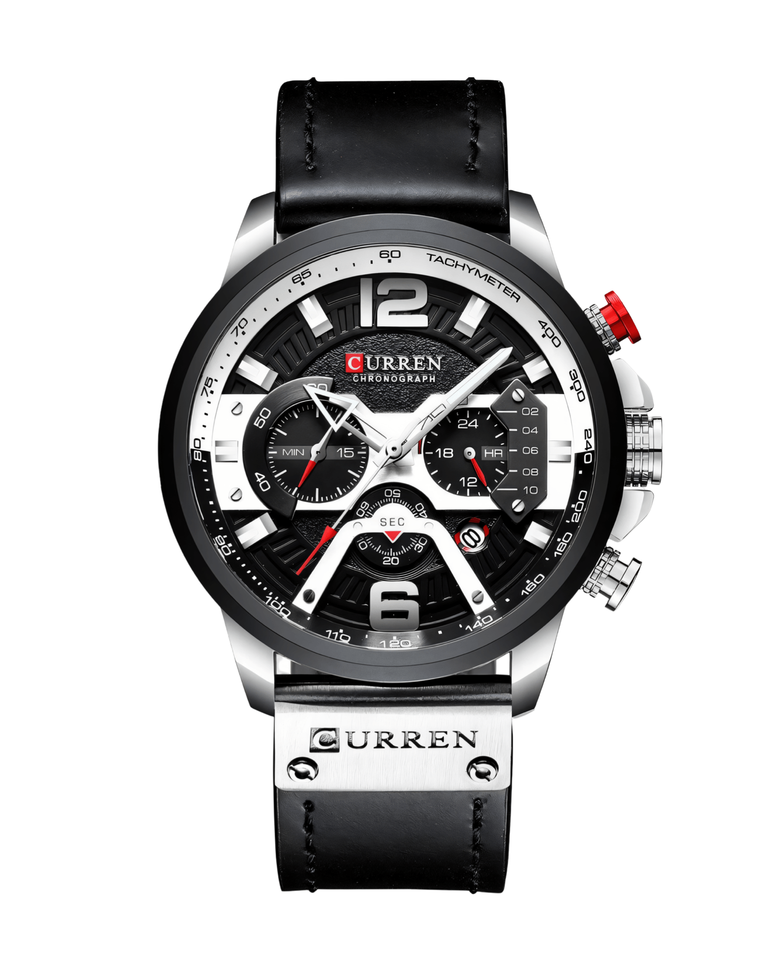 Muski sat Curren 8329 u braon boji prednji prikaz sata.