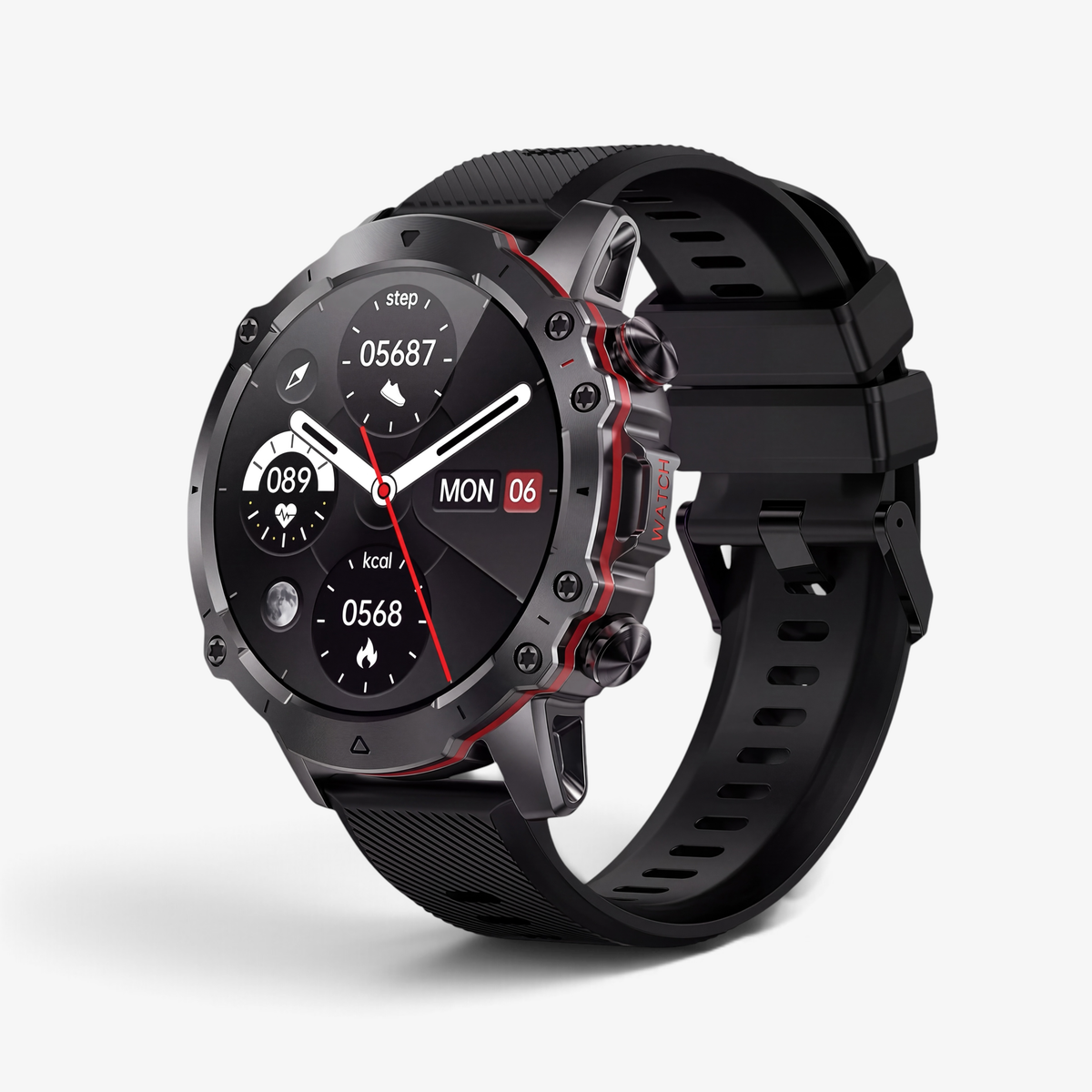 Muški Pametni Sat - Military ST1 Metal Black