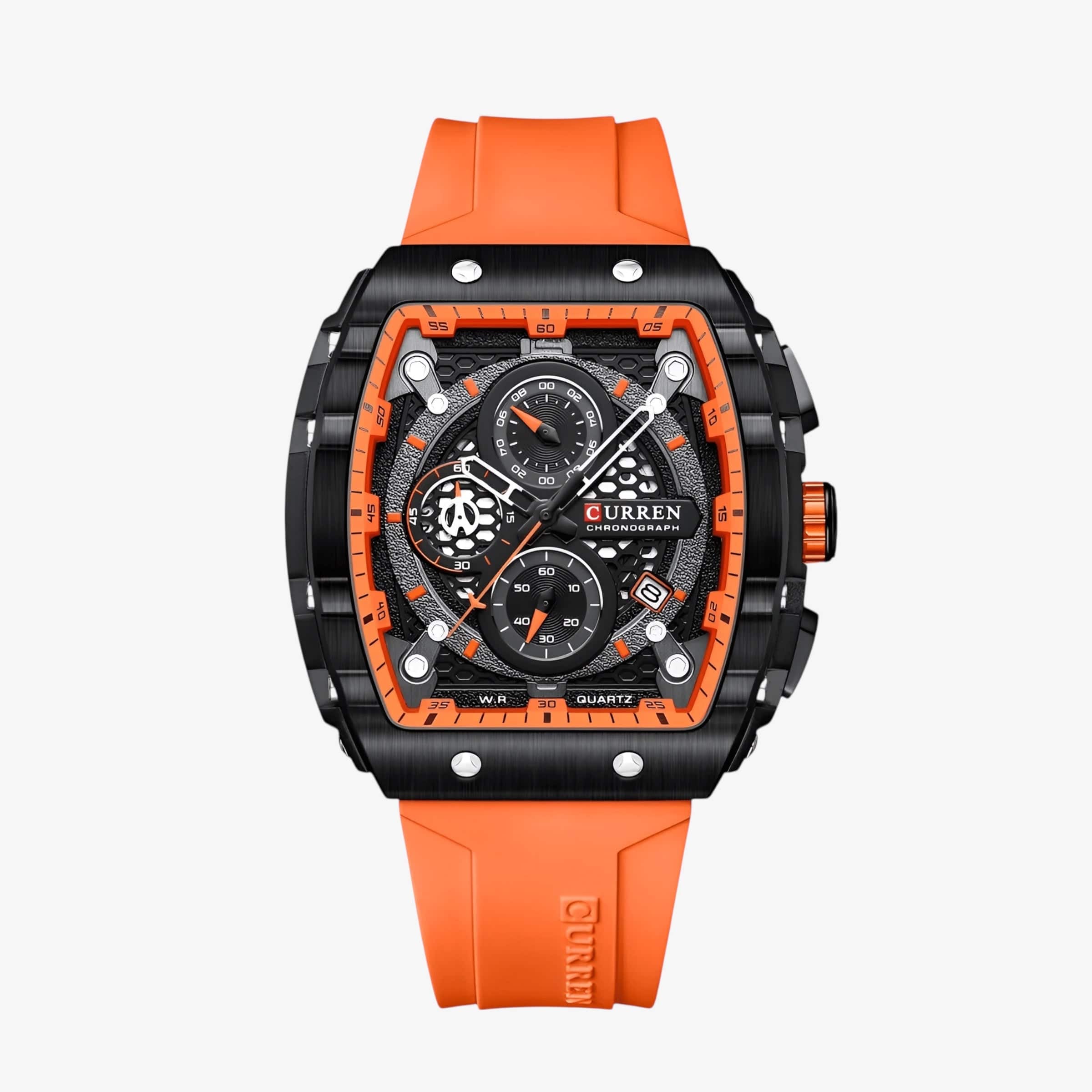 Curren 8442 Sportski Muški Sat – Neon Orange