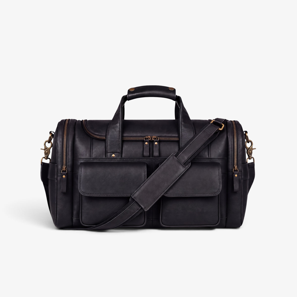 MUŠKA KOŽNA PUTNA TORBA - HERMES BLACK