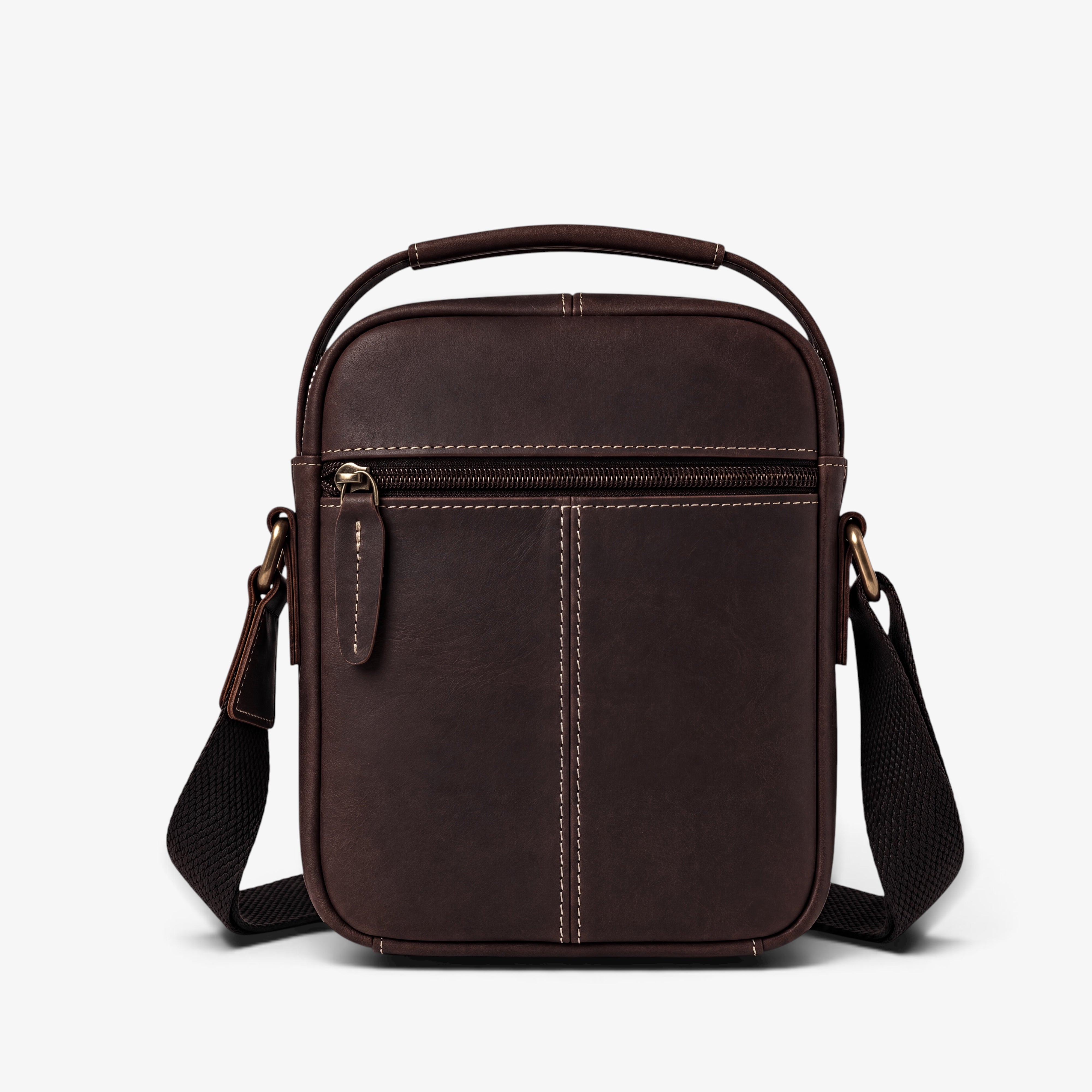MUŠKA KOŽNA TORBA ZA LAPTOP 13/15 Inča – NORDEEP BROWN