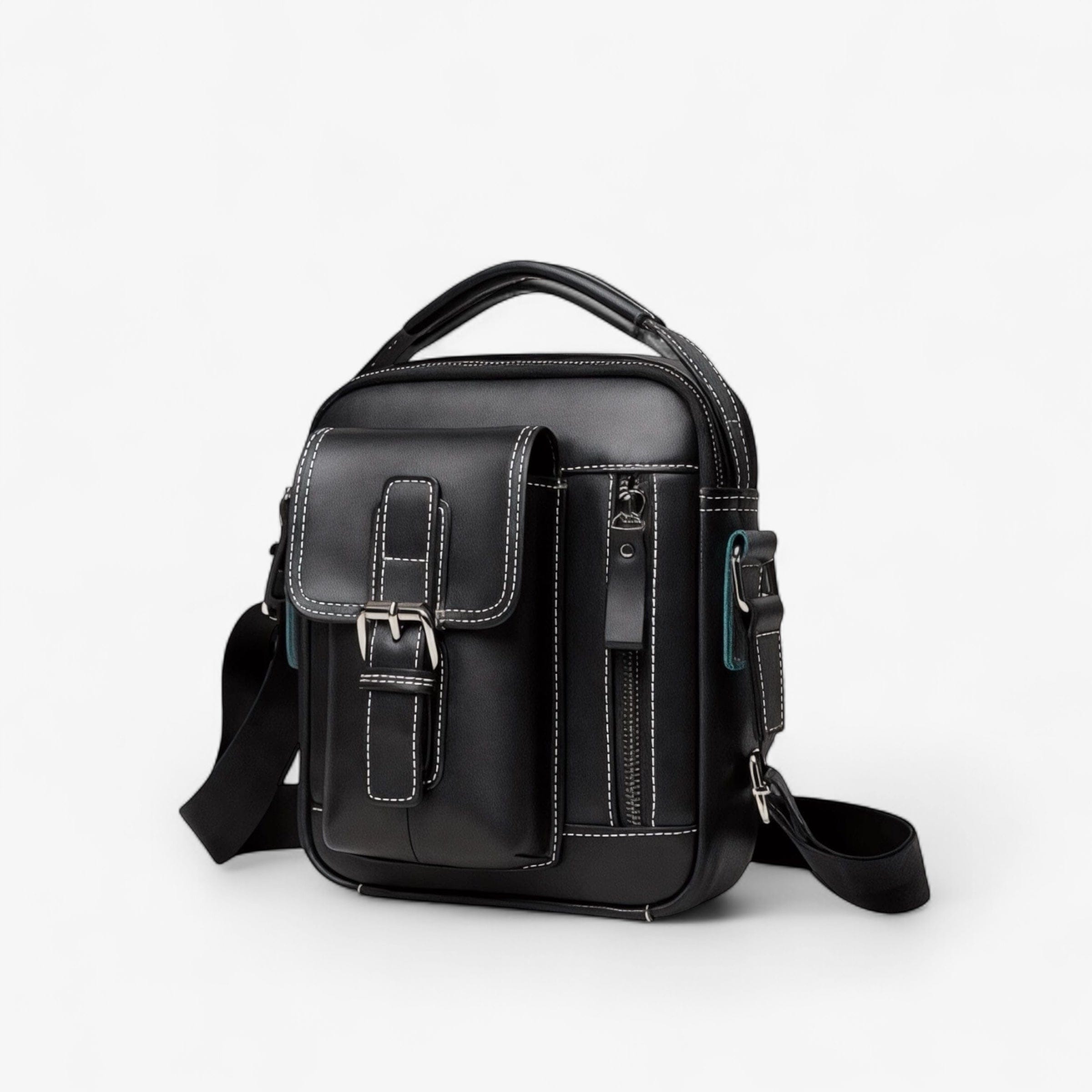 Muška Kožna torbica Vintage One - Black 🦬