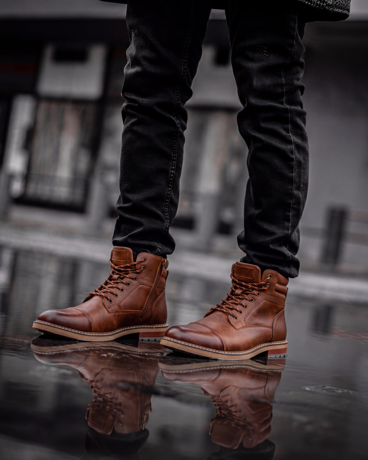 Muške Cipele od Prirodne kože Oxfords Brown