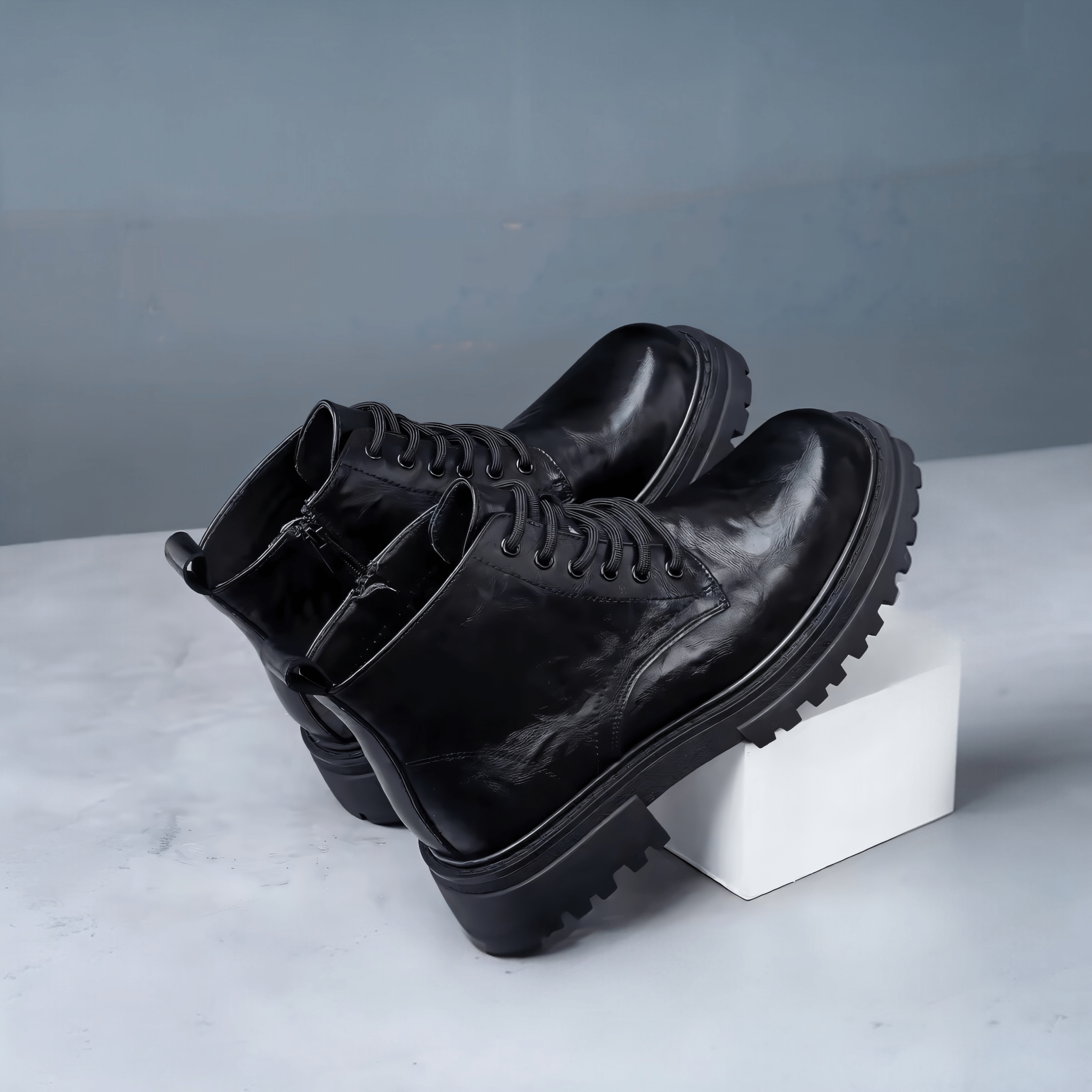 Muške Kožne Cipele Cambridge Classic Black 🦬
