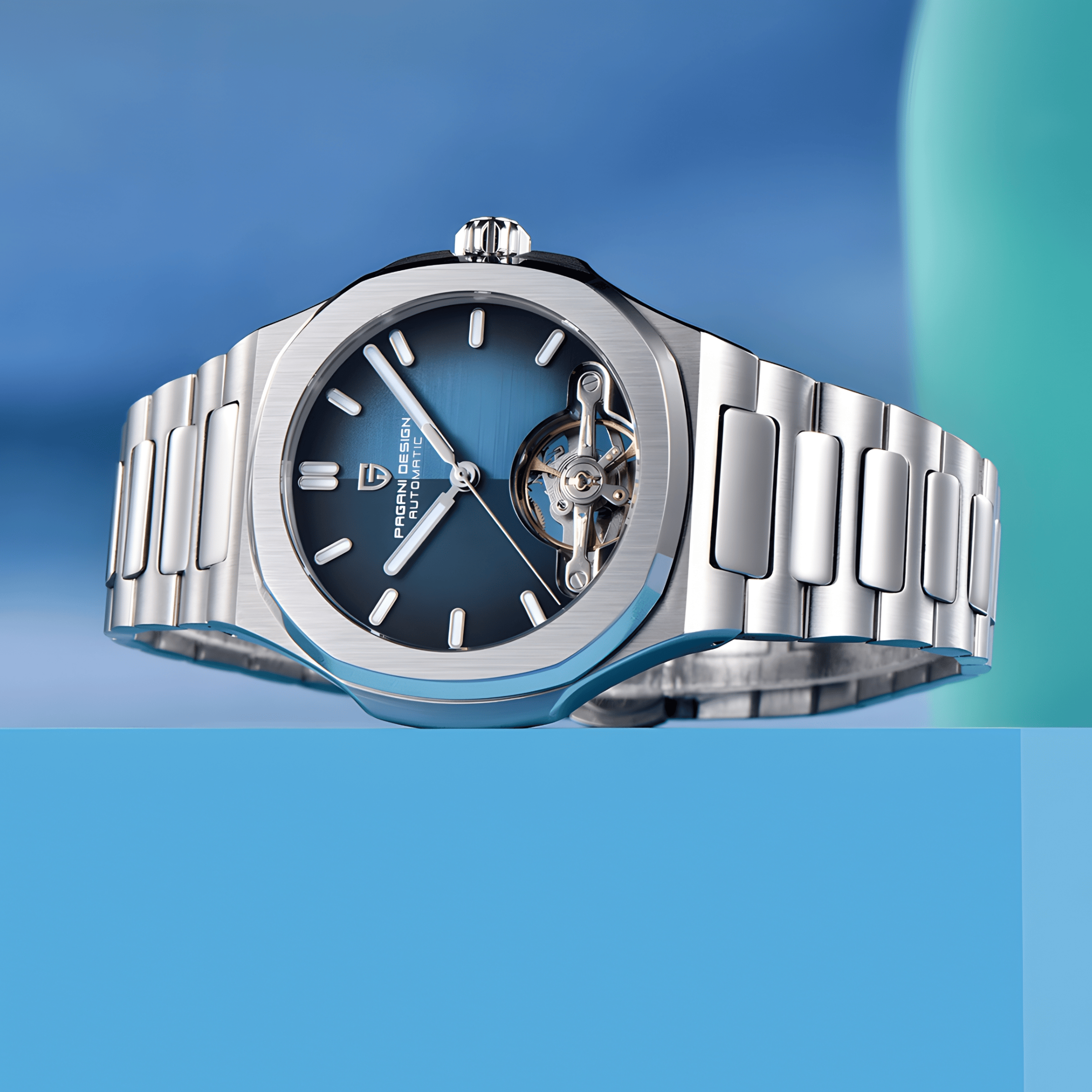 Muški Automatik Sat Pagani Design PD-YS025 - Business Blue