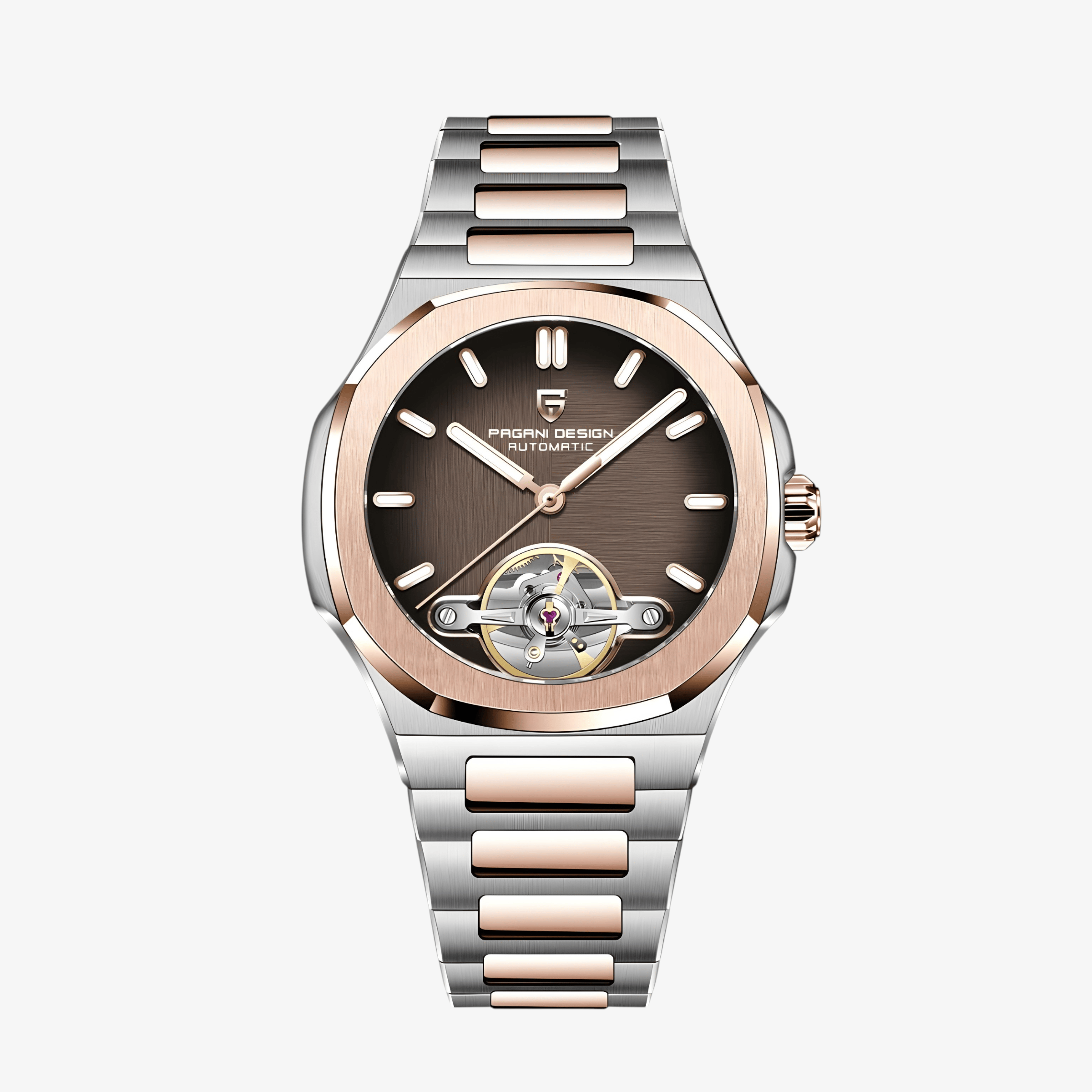 Muški Automatik Sat Pagani Design PD-YS025 - Business Brown