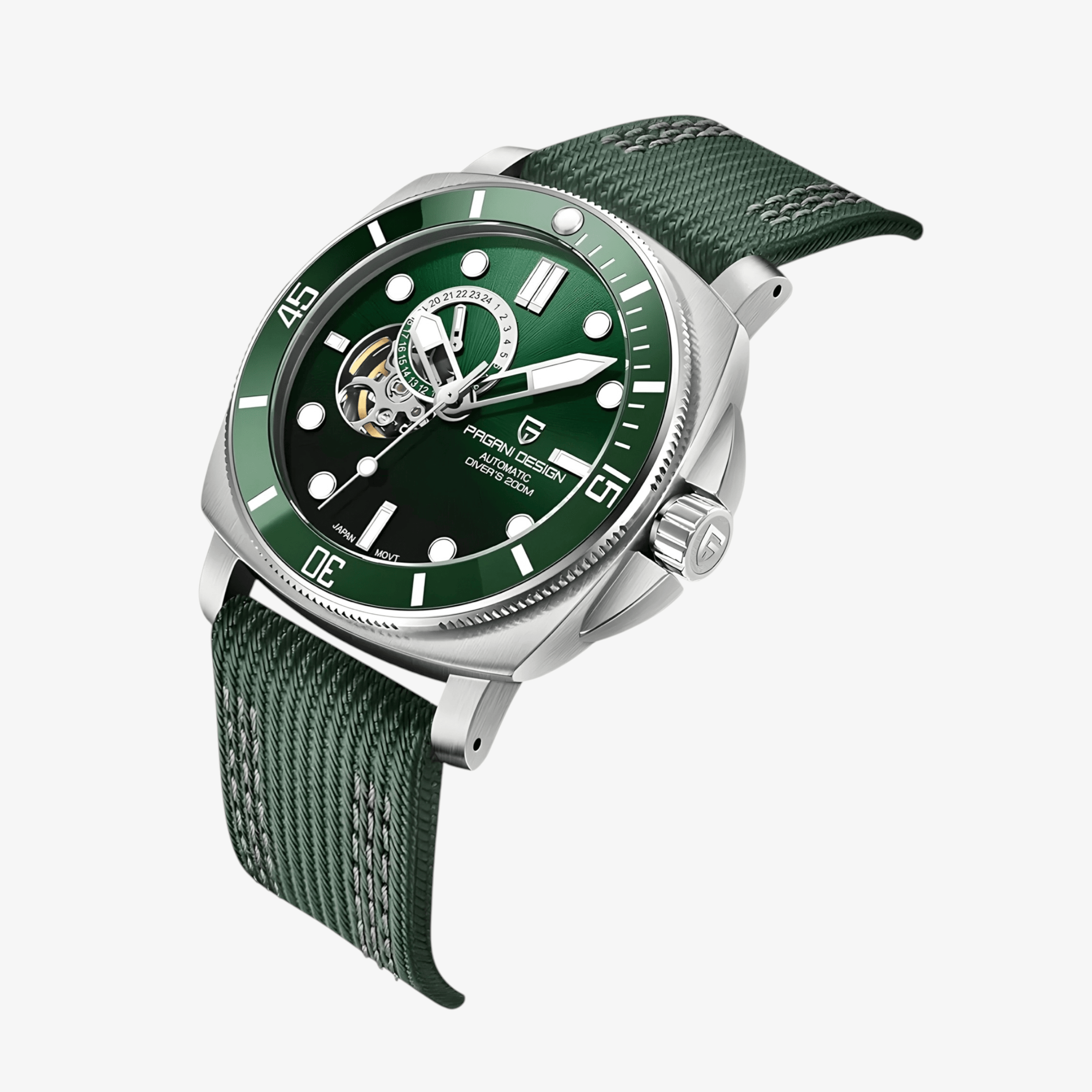 Muški Automatik Sat Pagani Design PD1736 - Green