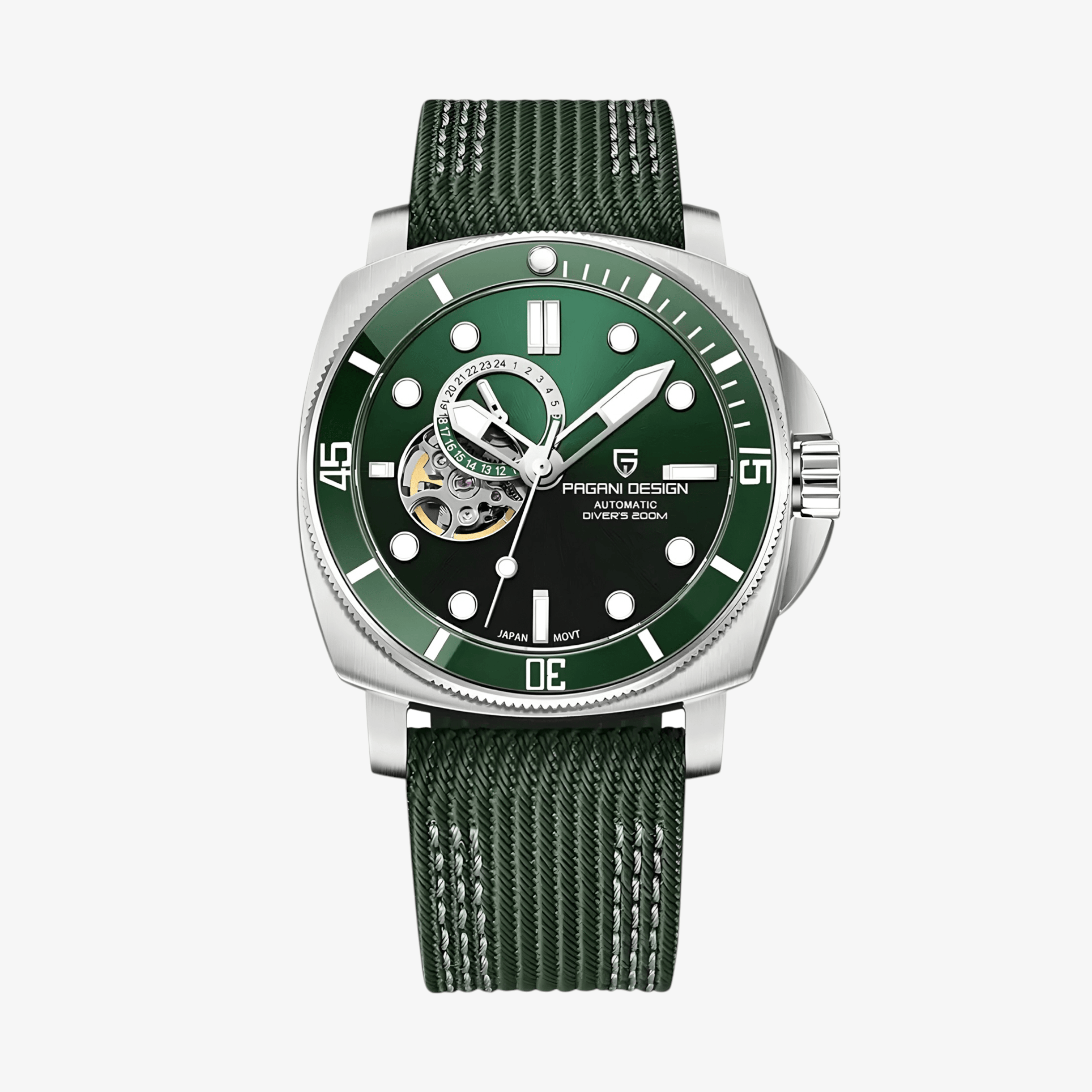 Muški Automatik Sat Pagani Design PD1736 - Green