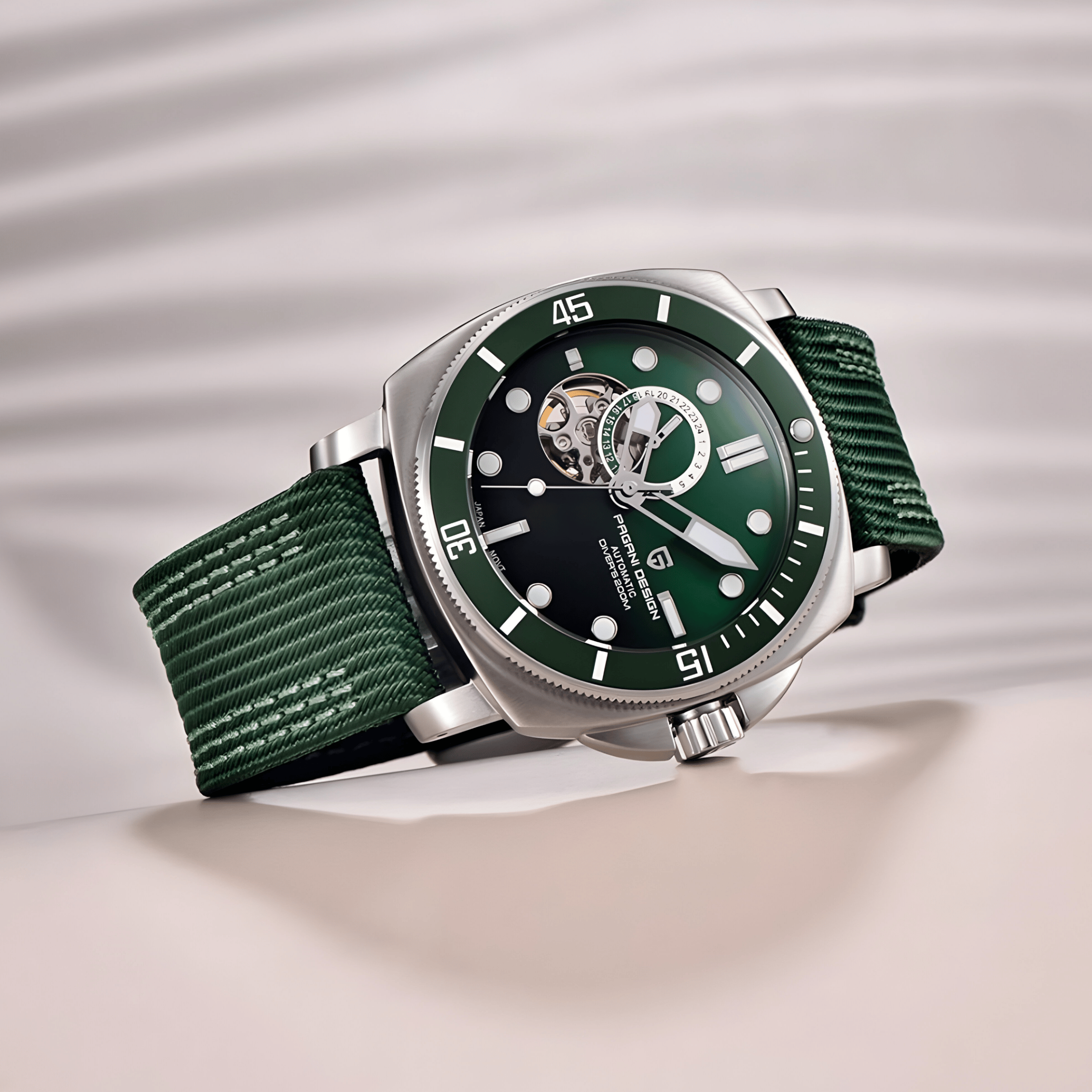 Muški Automatik Sat Pagani Design PD1736 - Green