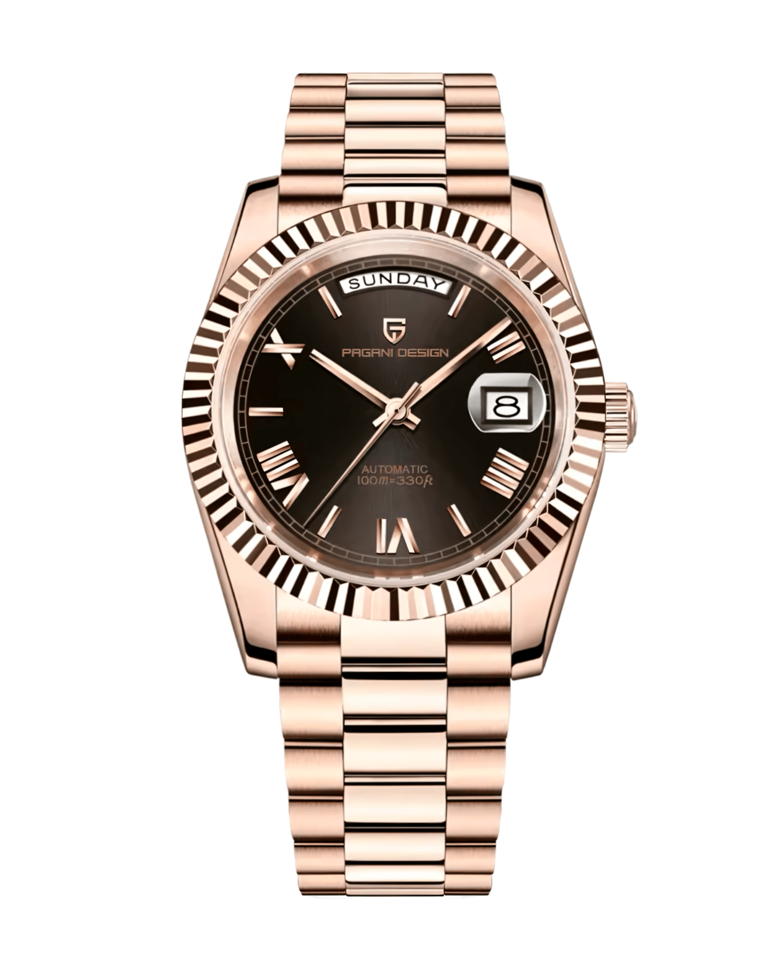 Muski automatik sat Pagani Design PD1752 Roze Gold