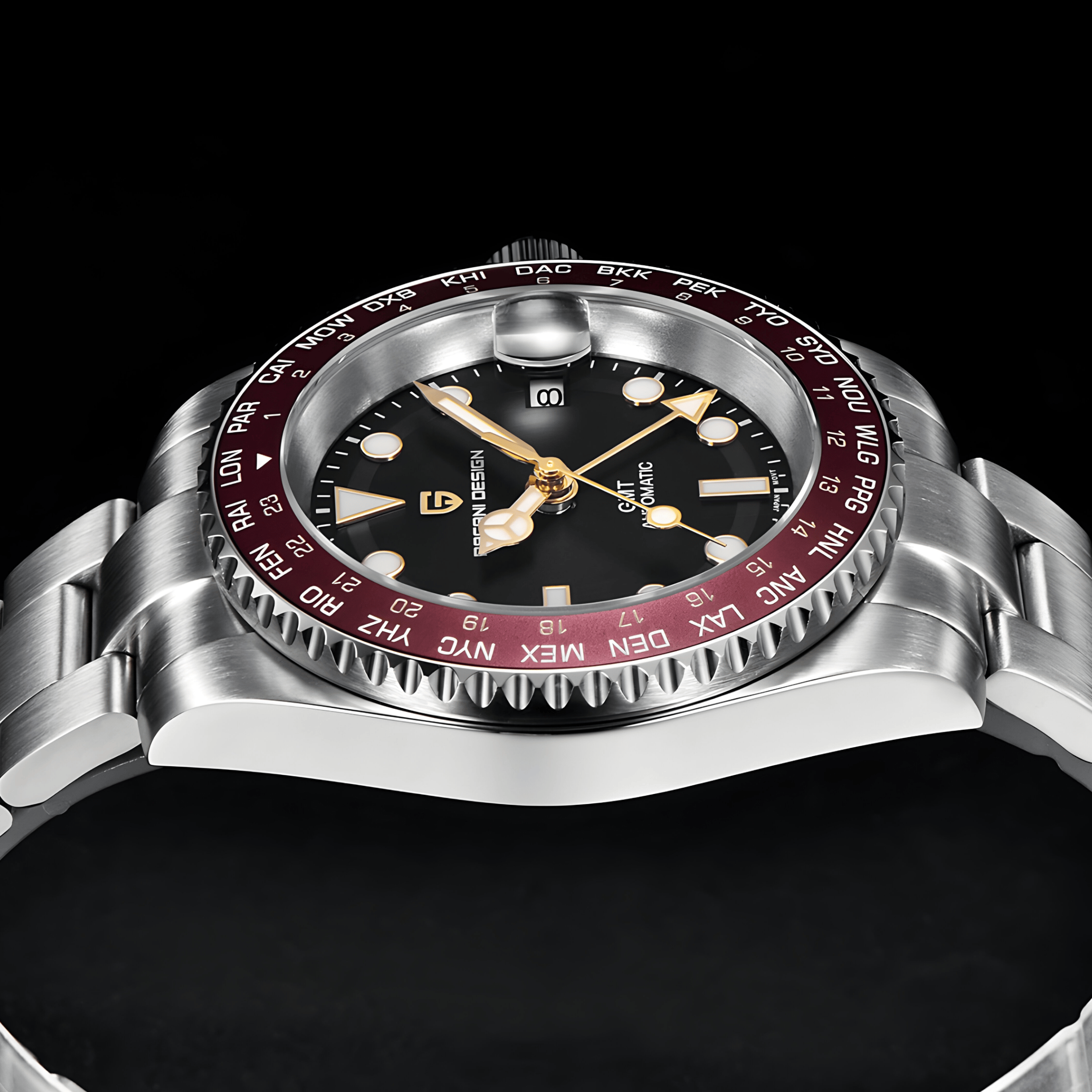 Muški Automatik Sat Pagani Design PD1758 - Red GMT Master