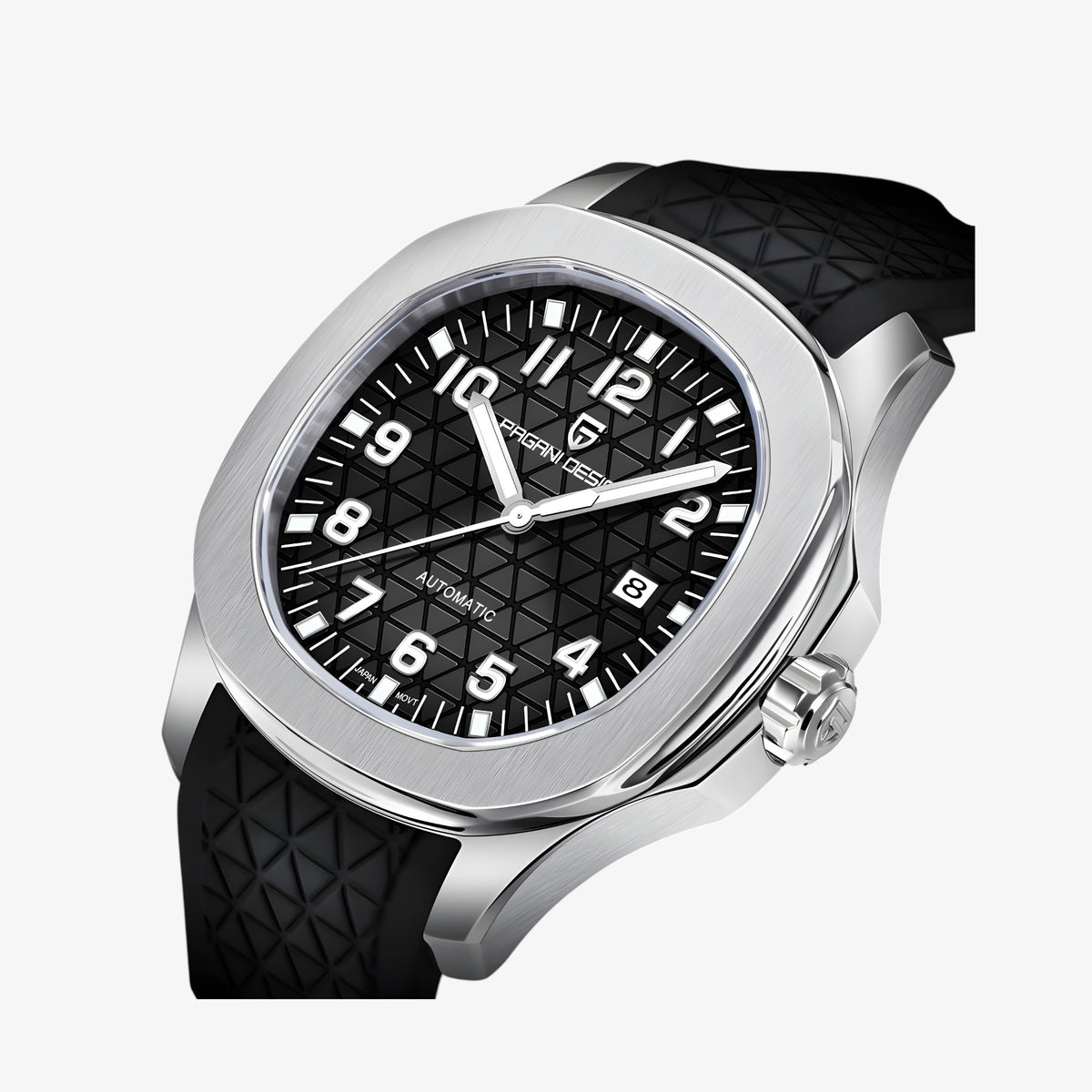 Muški Automatik Sat Pagani Desing PD-YS031 - Black/Silver
