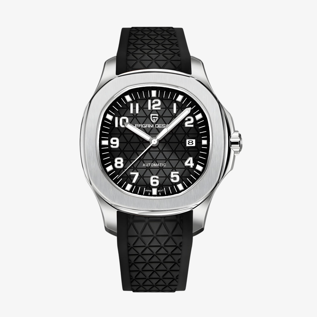 Muški Automatik Sat Pagani Desing PD-YS031 - Black/Silver