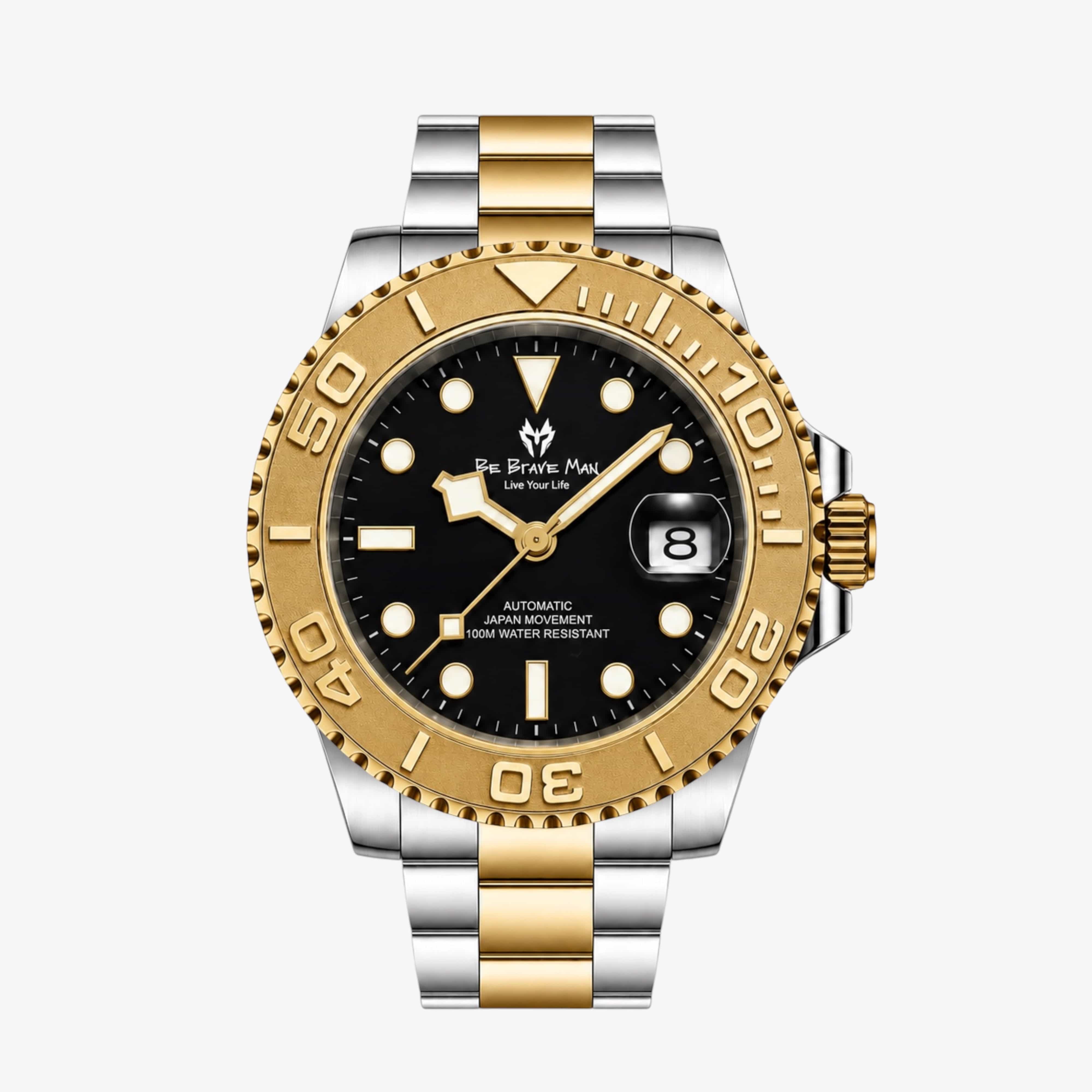 Muški Automatski Sat BBM Explorer One - Gold