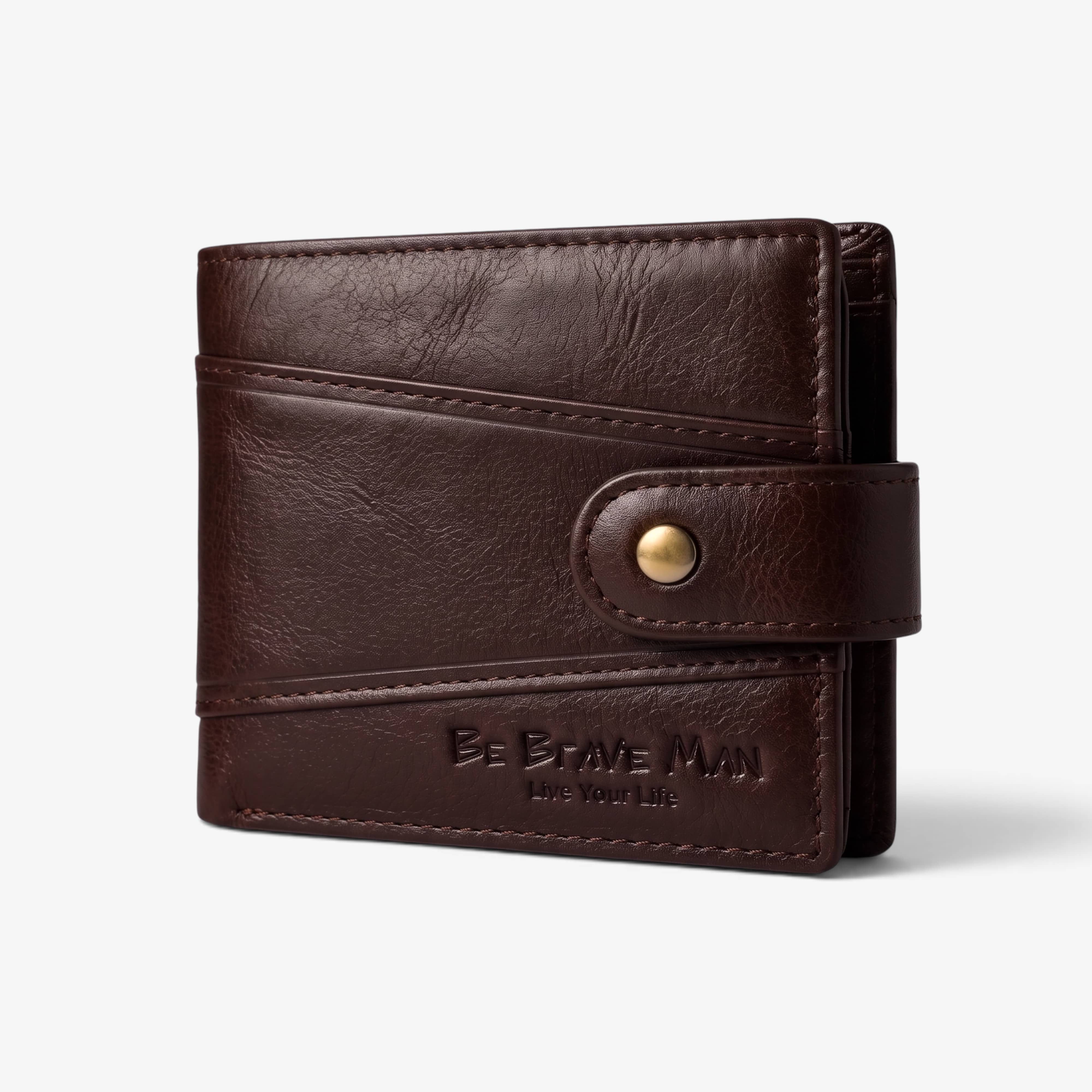 Muški Kožni Novčanik Carter - Dark Brown