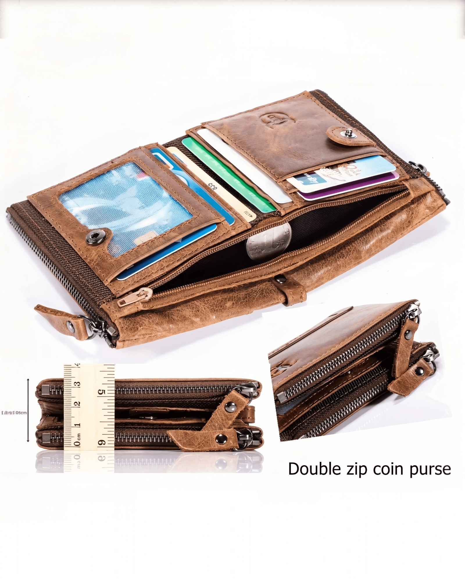 Muški Kožni Novčanik Tour 🦬🟤