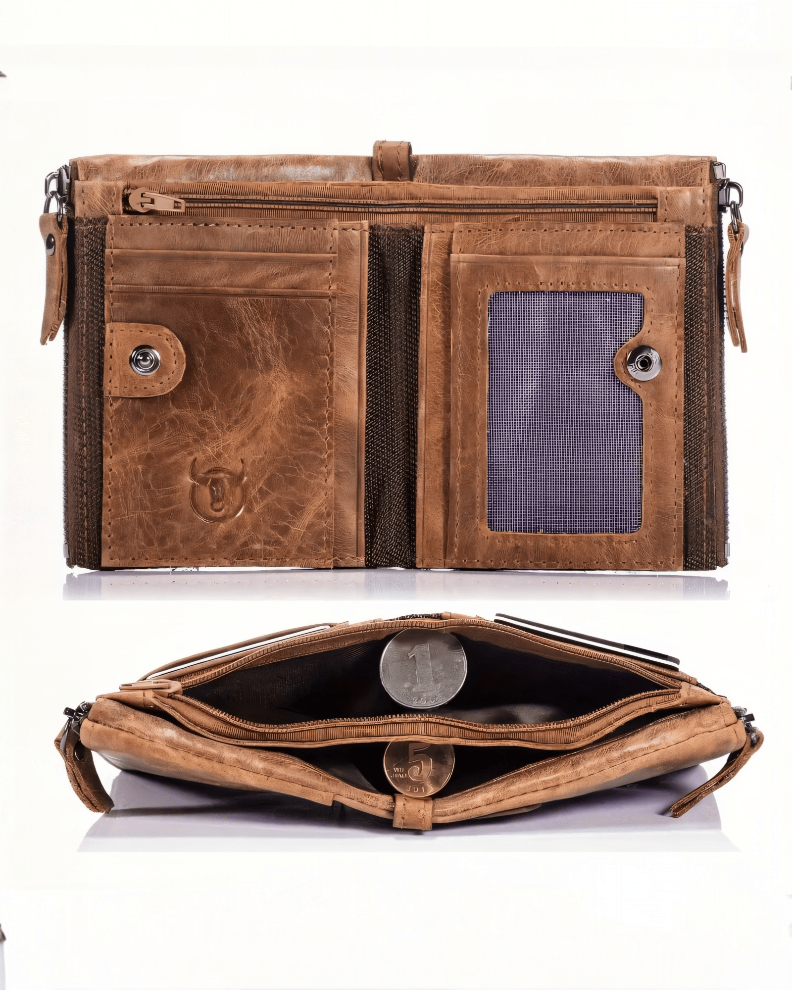 Muški Kožni Novčanik Tour 🦬🟤