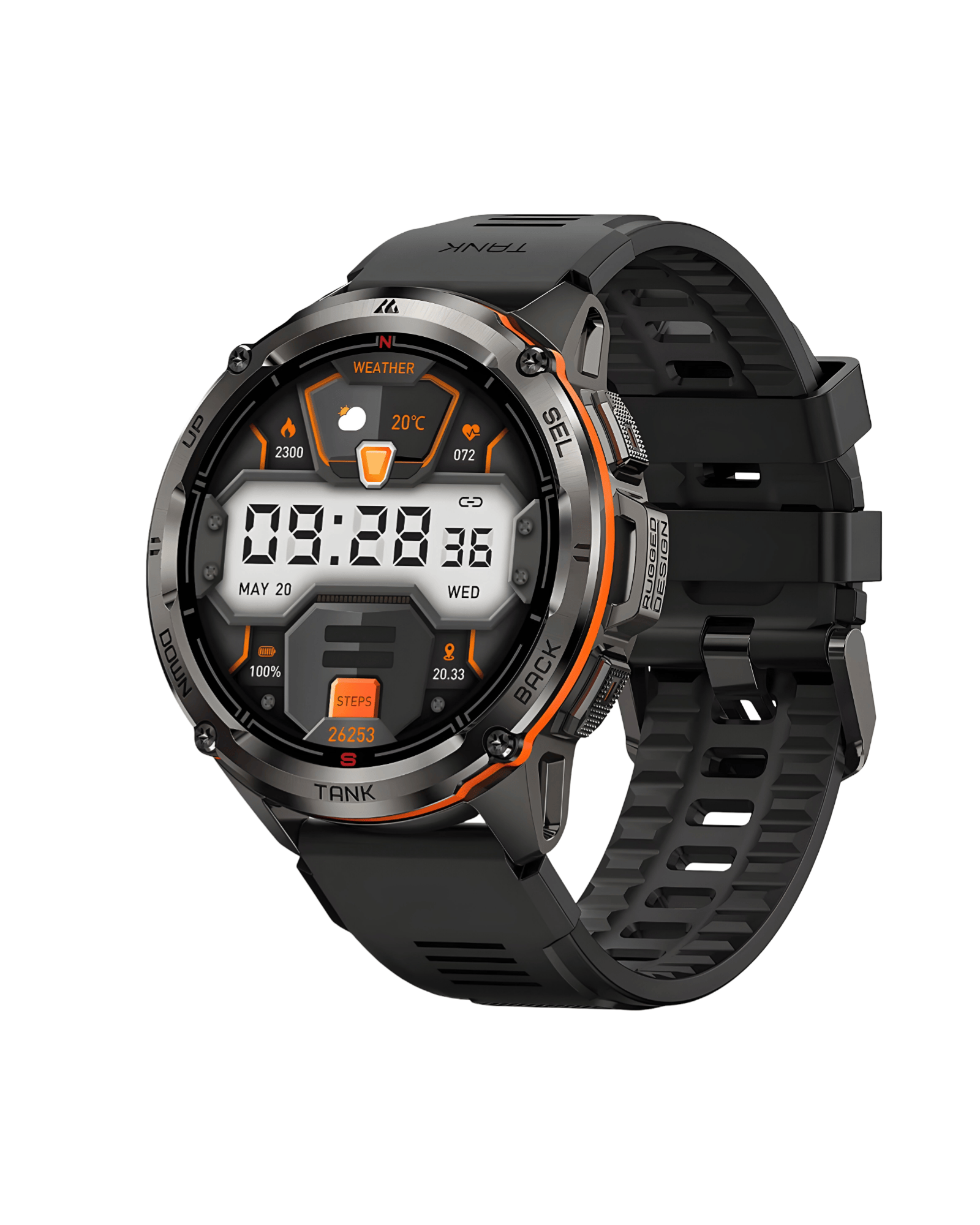 Muški Pametni Sat - Kospet Tank T3 Ultra Black