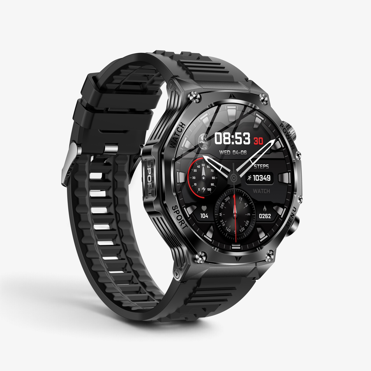 Muški Pametni Sat Military AK82 - Black