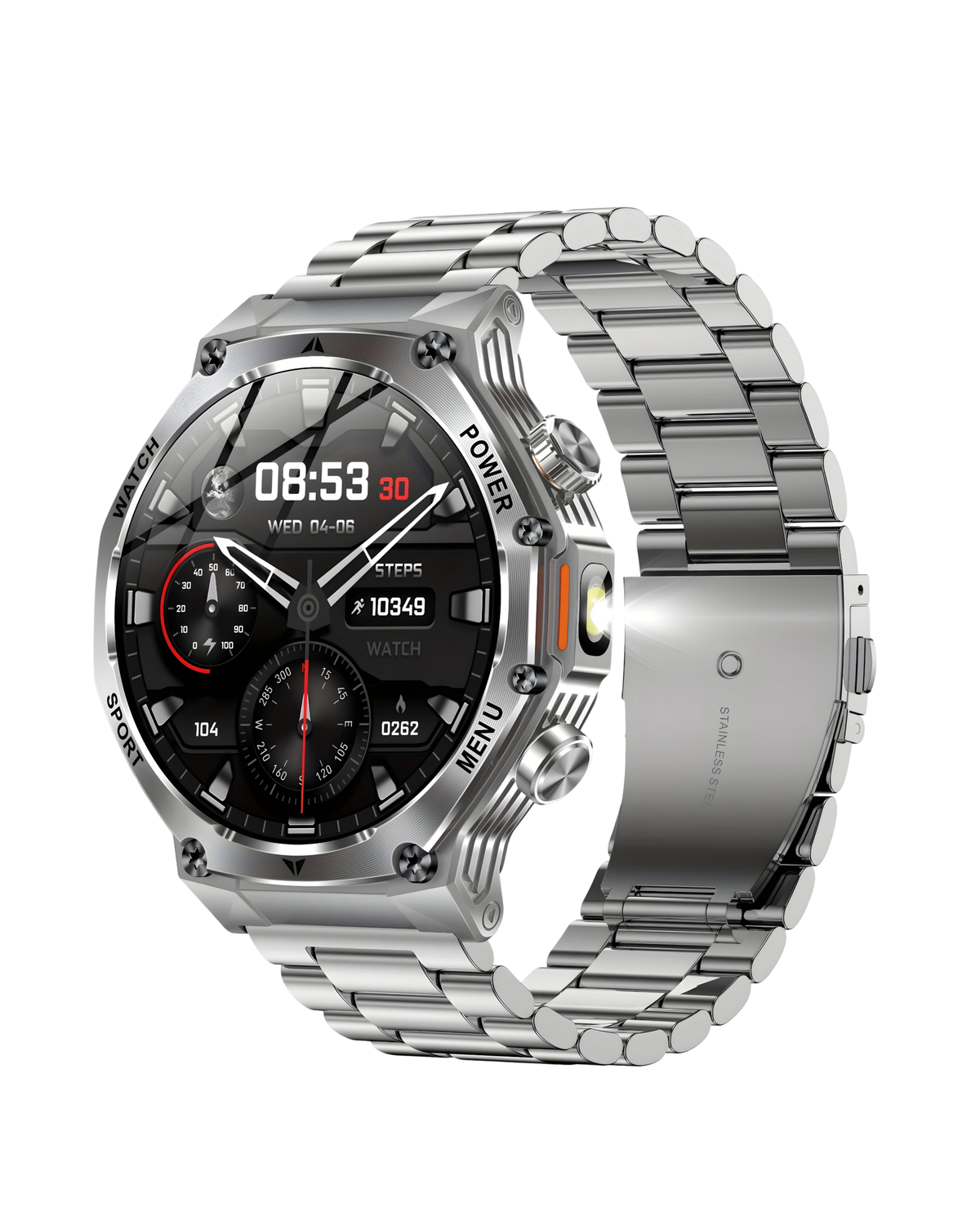 Muški Pametni Sat Military AK82 - Silver