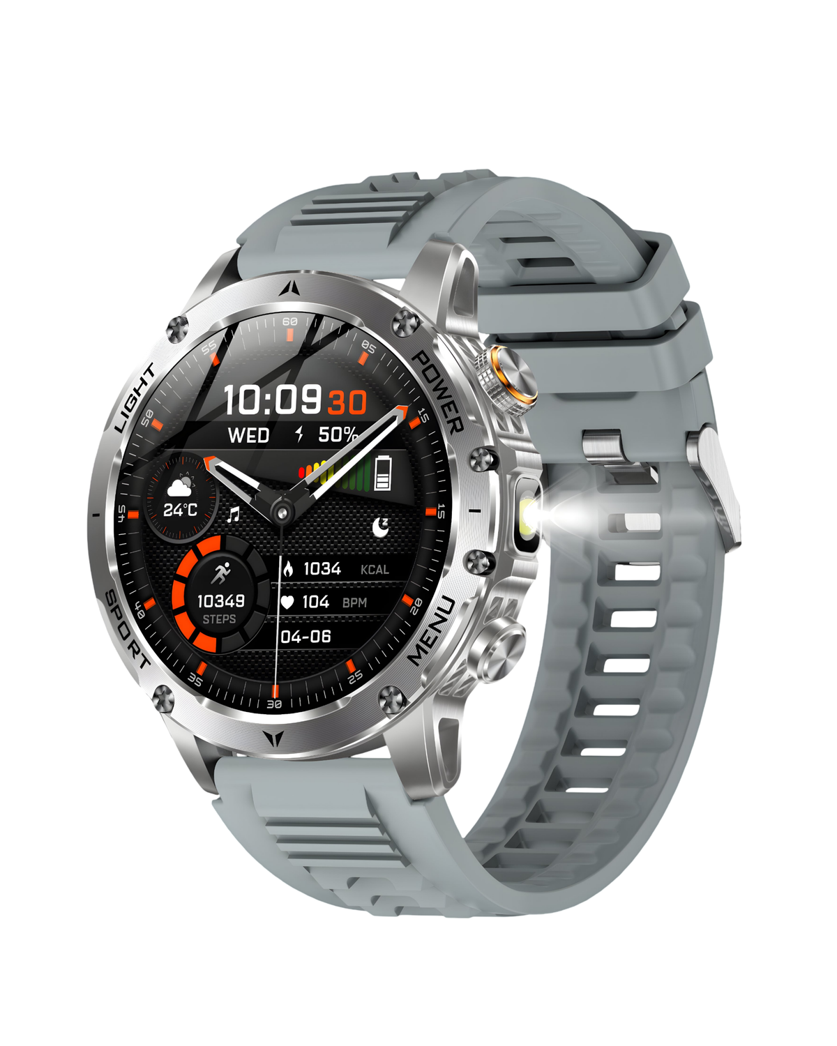 Muški Pametni Sat Military AK87 - Silver