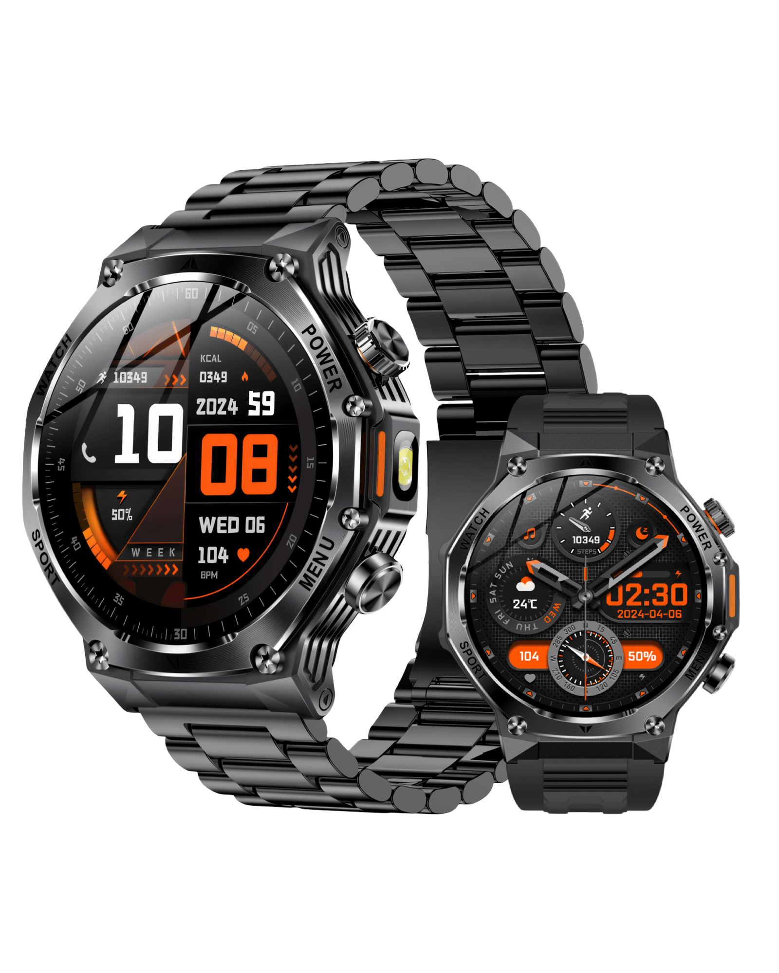 Military G19 u kompletu sa metalnom i gumenom narukvicom – sat prilagođen svakom stilu i prilici