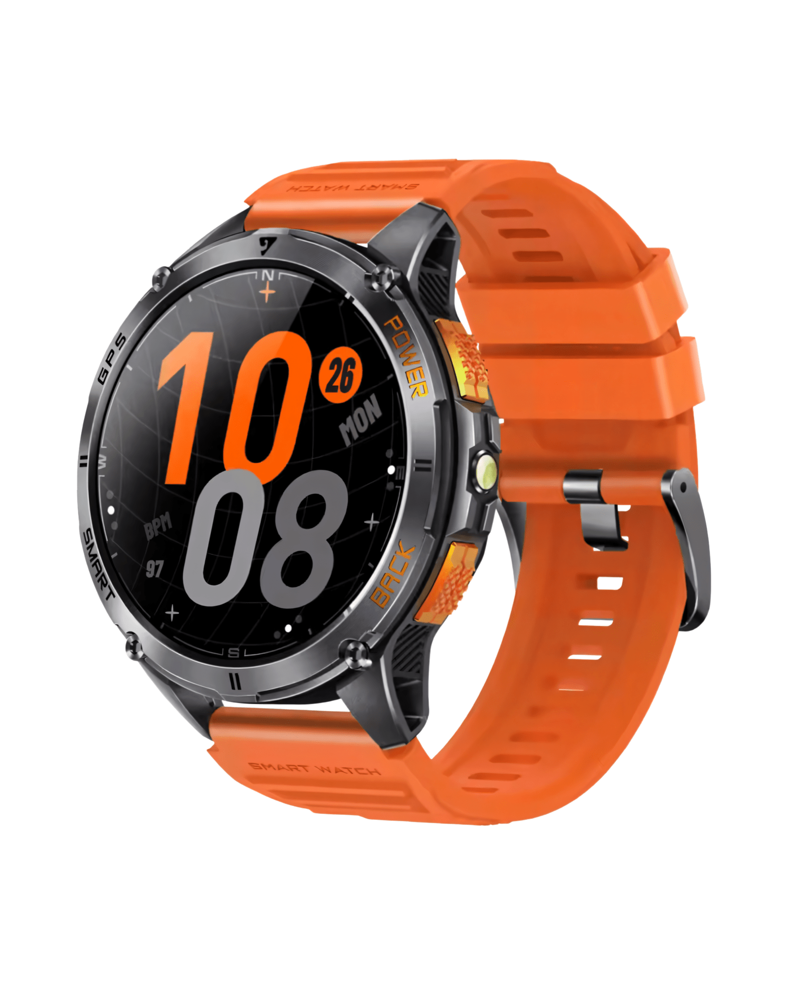 Muski pametni sat Military G90 Orange Black ⌚️