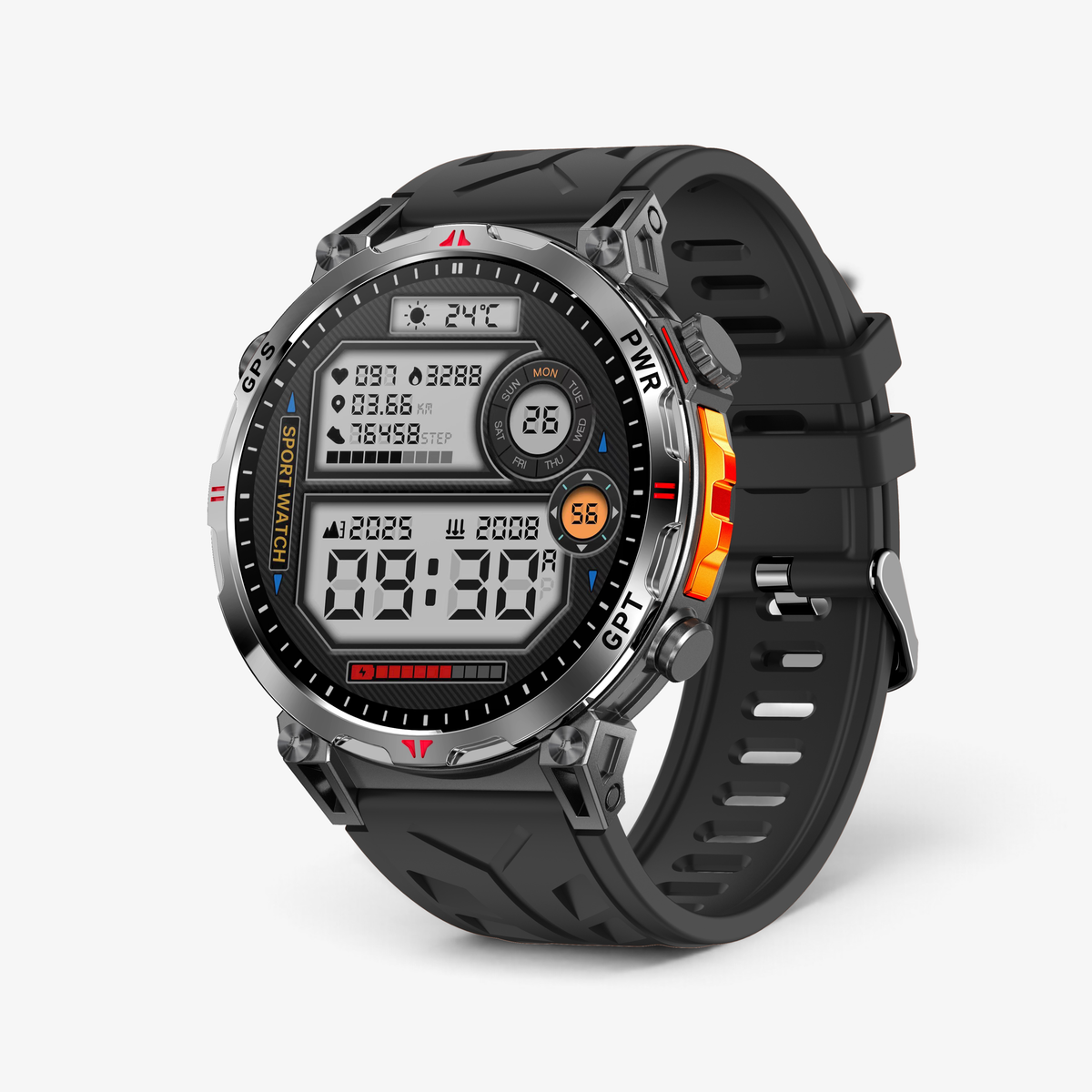 Muški Pametni Sat Military KC93 - Black