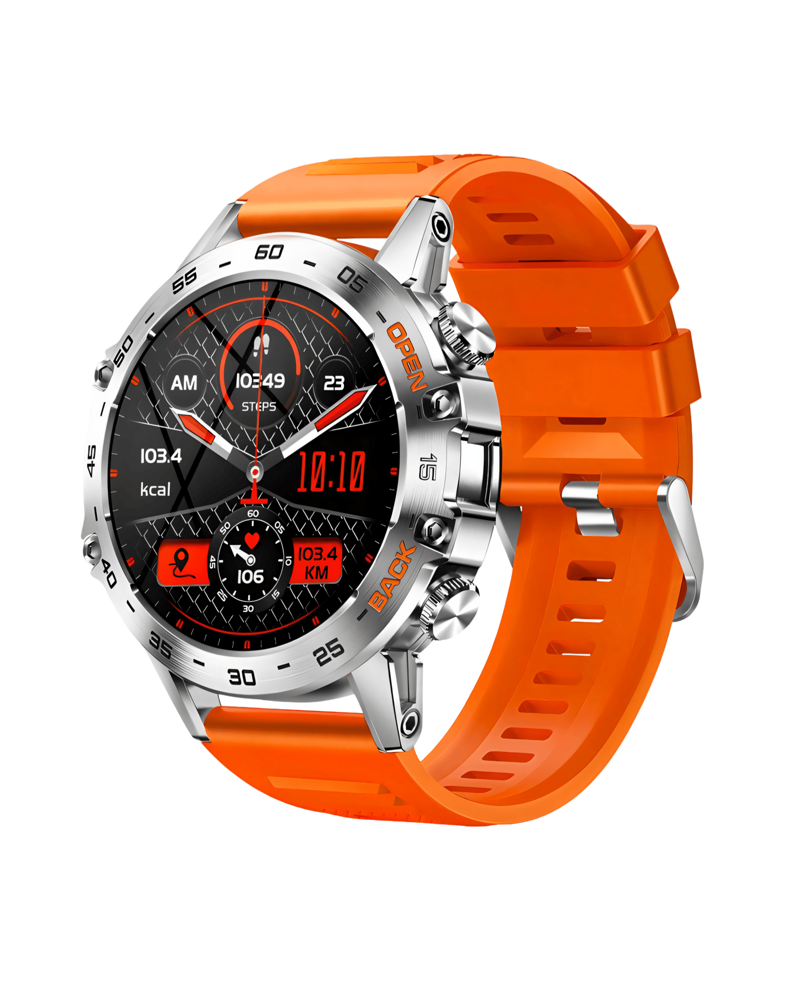 Muski pametni sat Military NX10 Metal Orange ⌚️