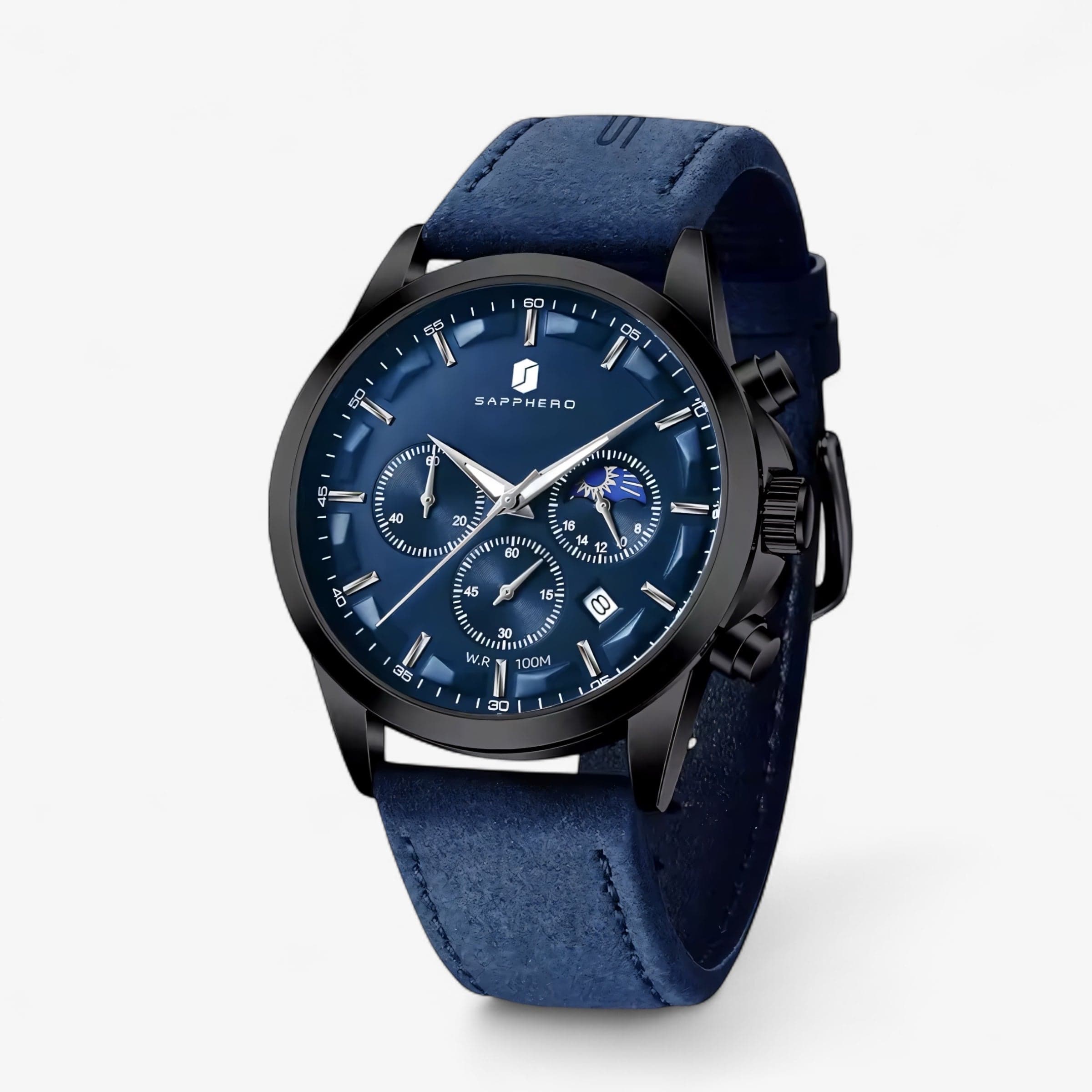 Muški Poslovni Sat Sapphero SO2214 - Braon/Plava
