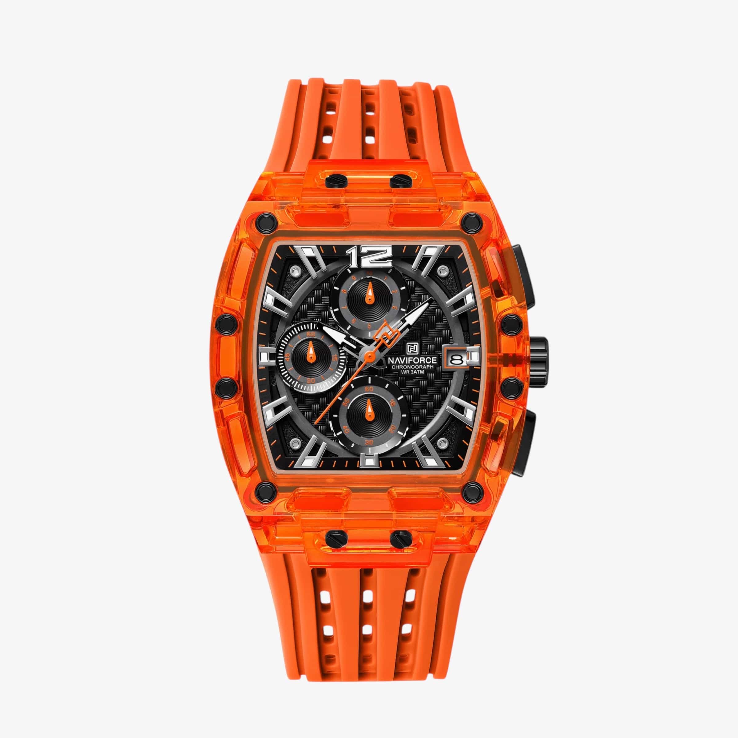 Muški sat NaviForce NF7105 - Narandžasta Boja - CHRONOTREK