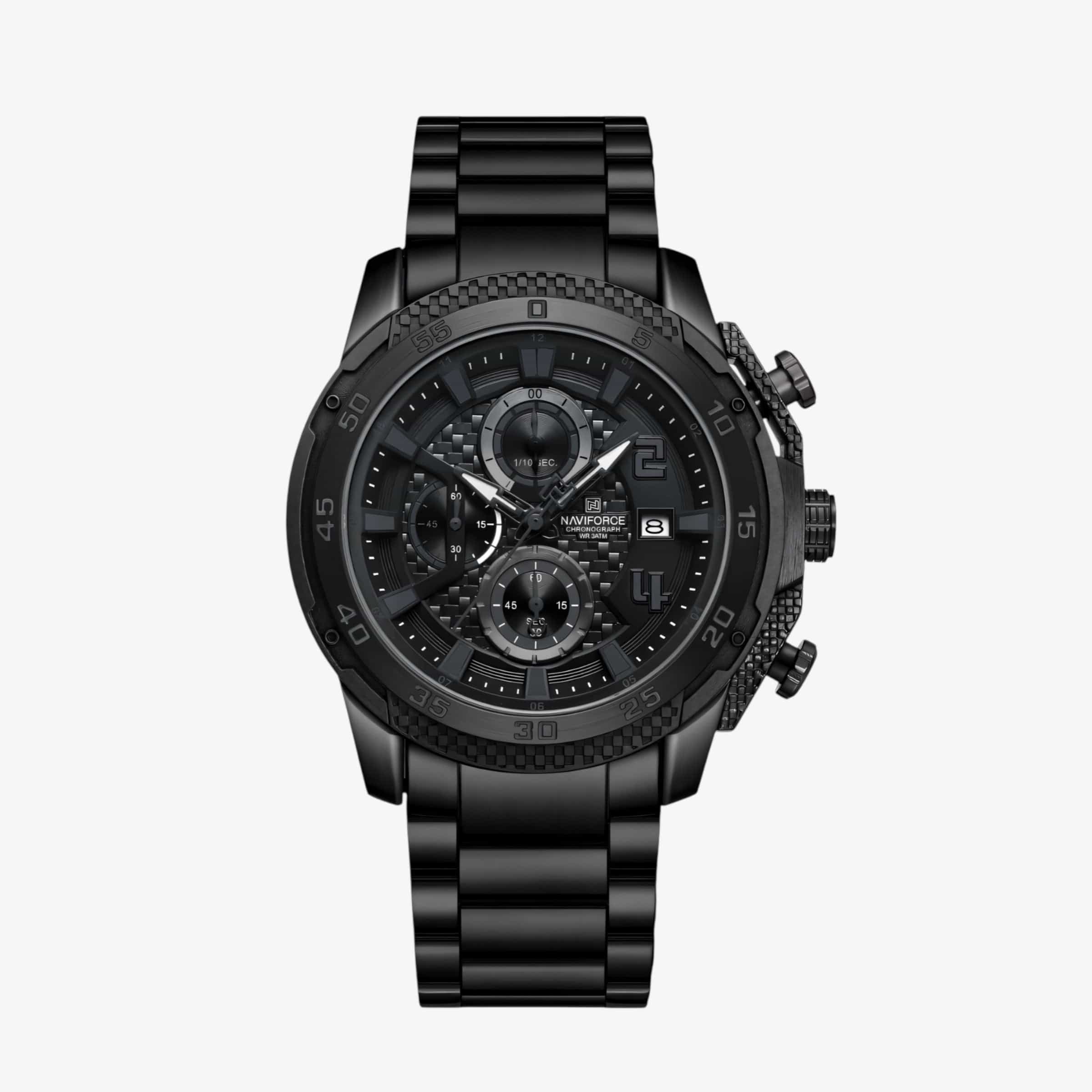 Muški sat NaviForce NF8047s - Crna Boja