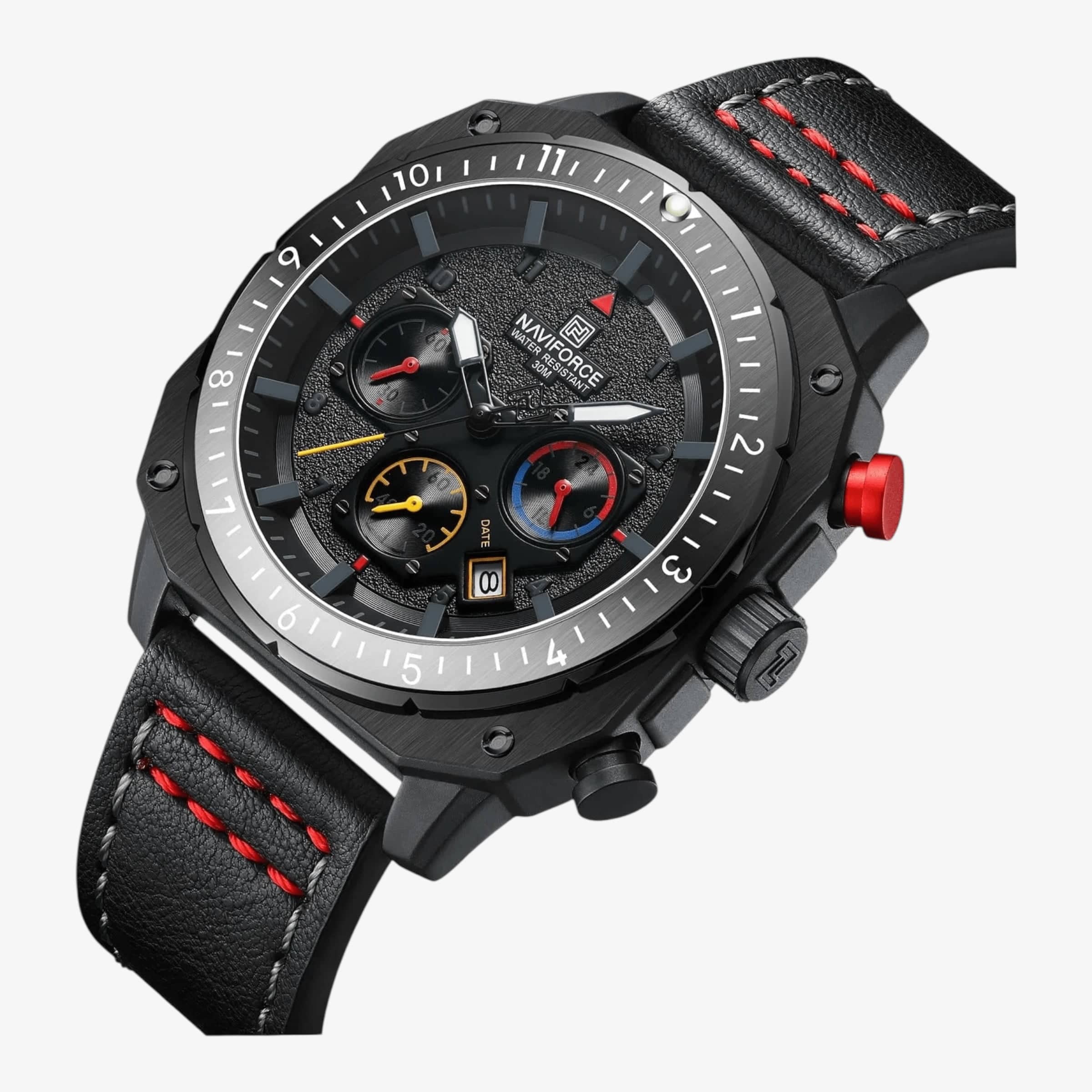 Muški Sat NaviForce NF8057 Pilot’s - Crna Boja