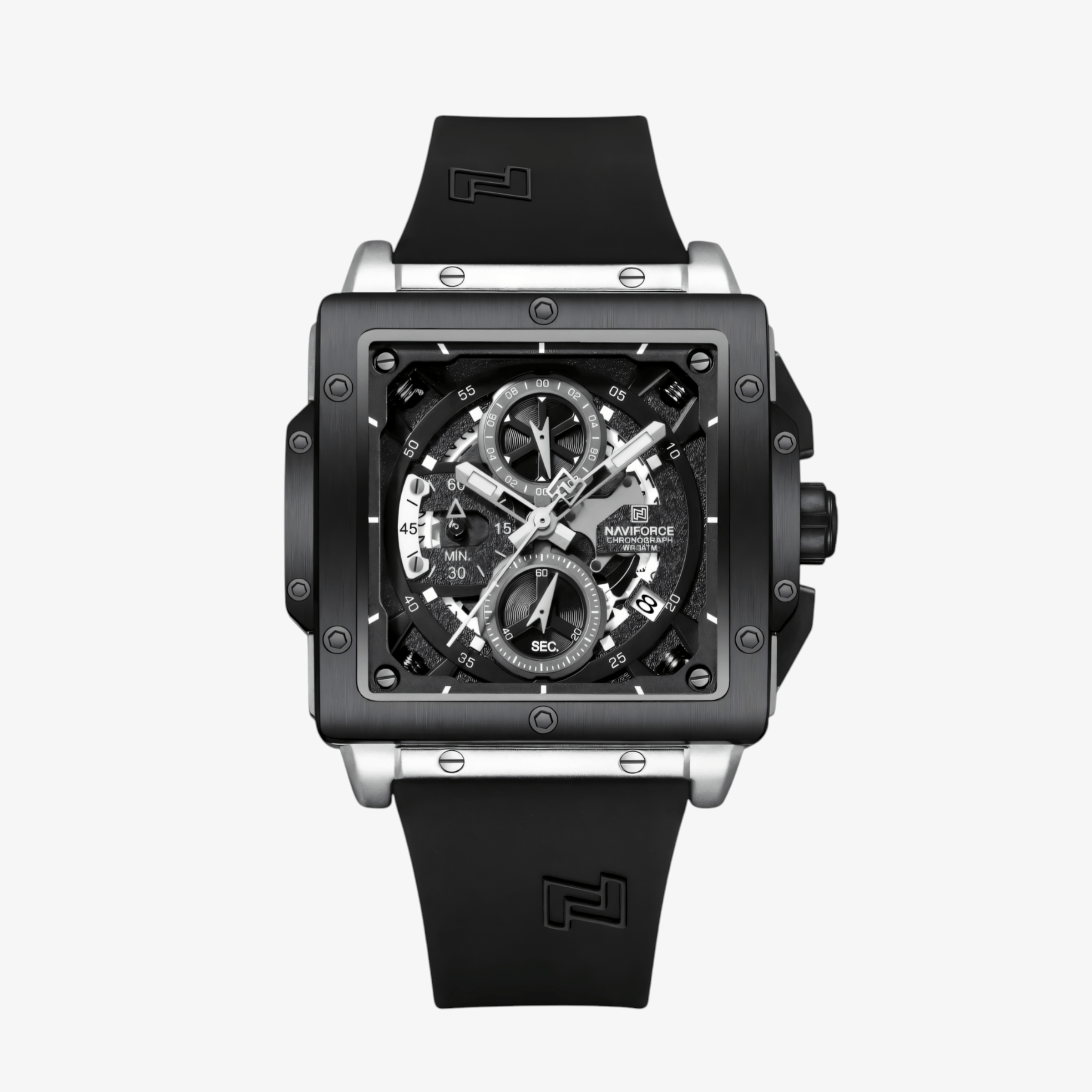 Muški sat NaviForce NF8064 Arrival - Black-Silver
