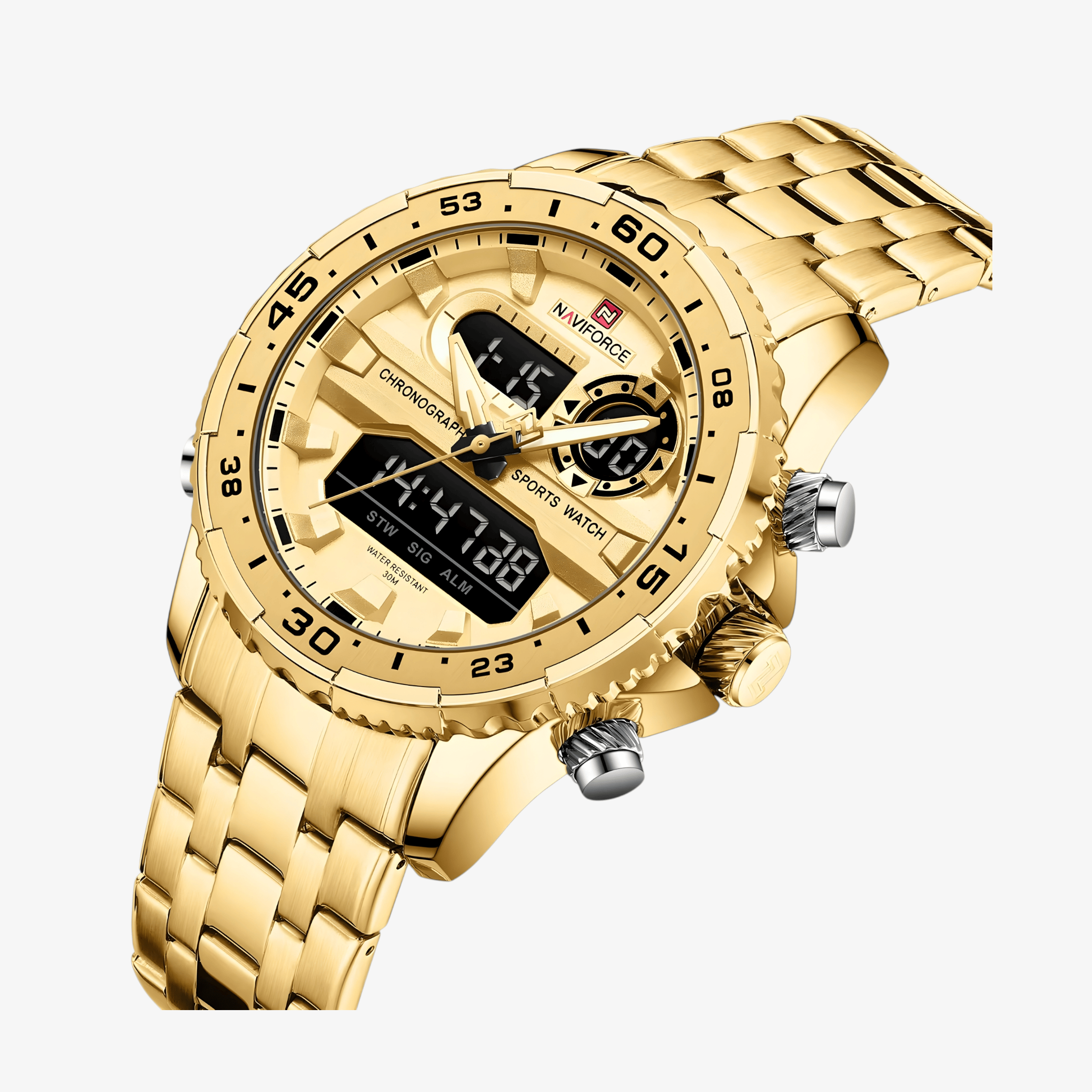 Muški Sat Naviforce NF9234 – Zlatna Boja