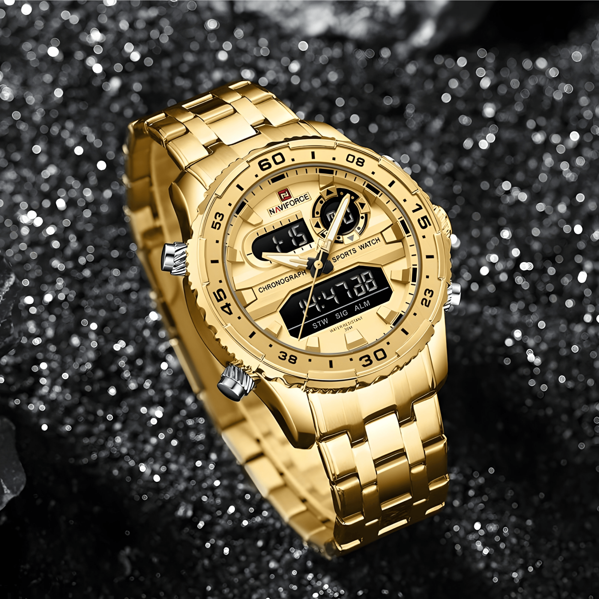 Muški Sat Naviforce NF9234 – Zlatna Boja