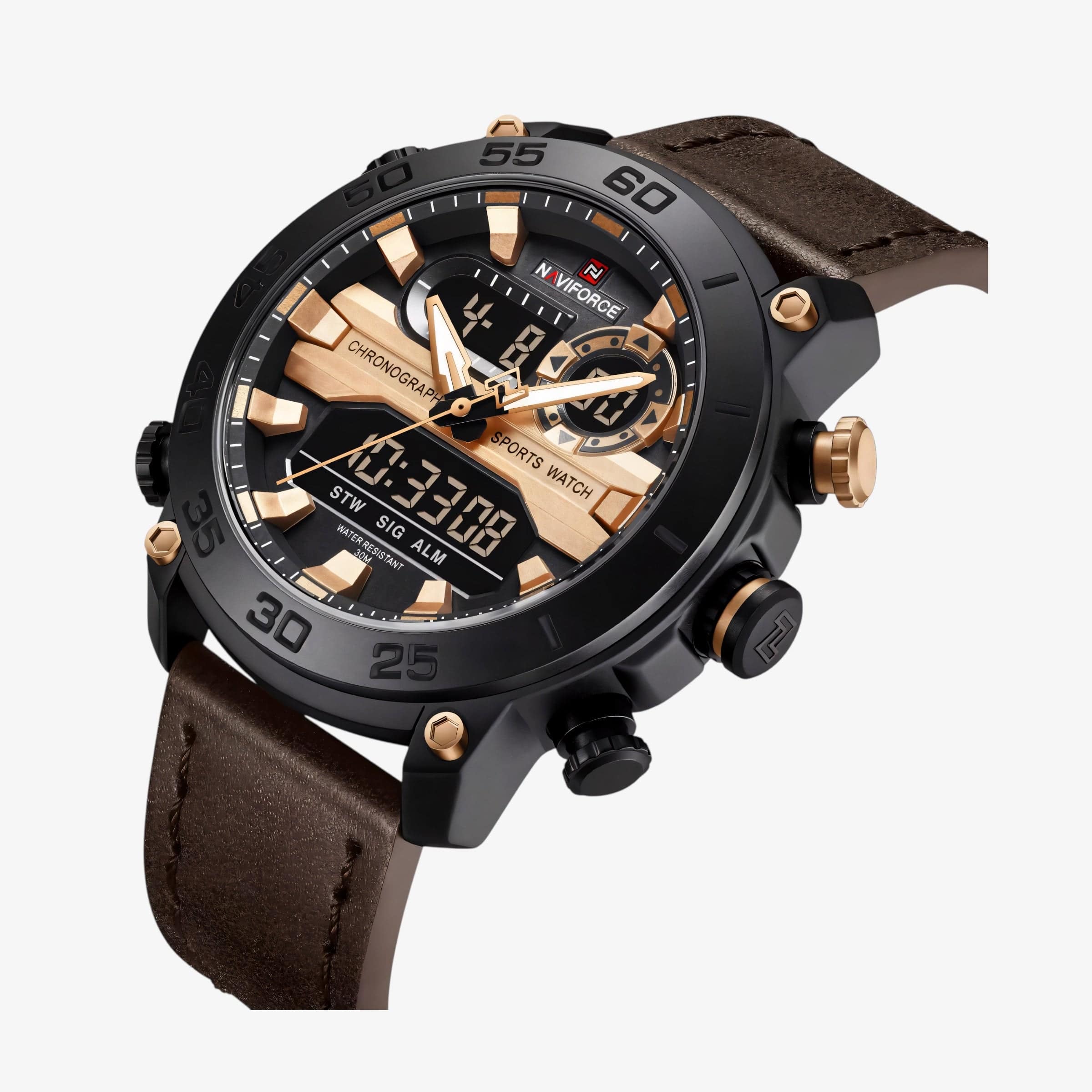 Muški Sat NaviForce NF9235 - Braon Boja