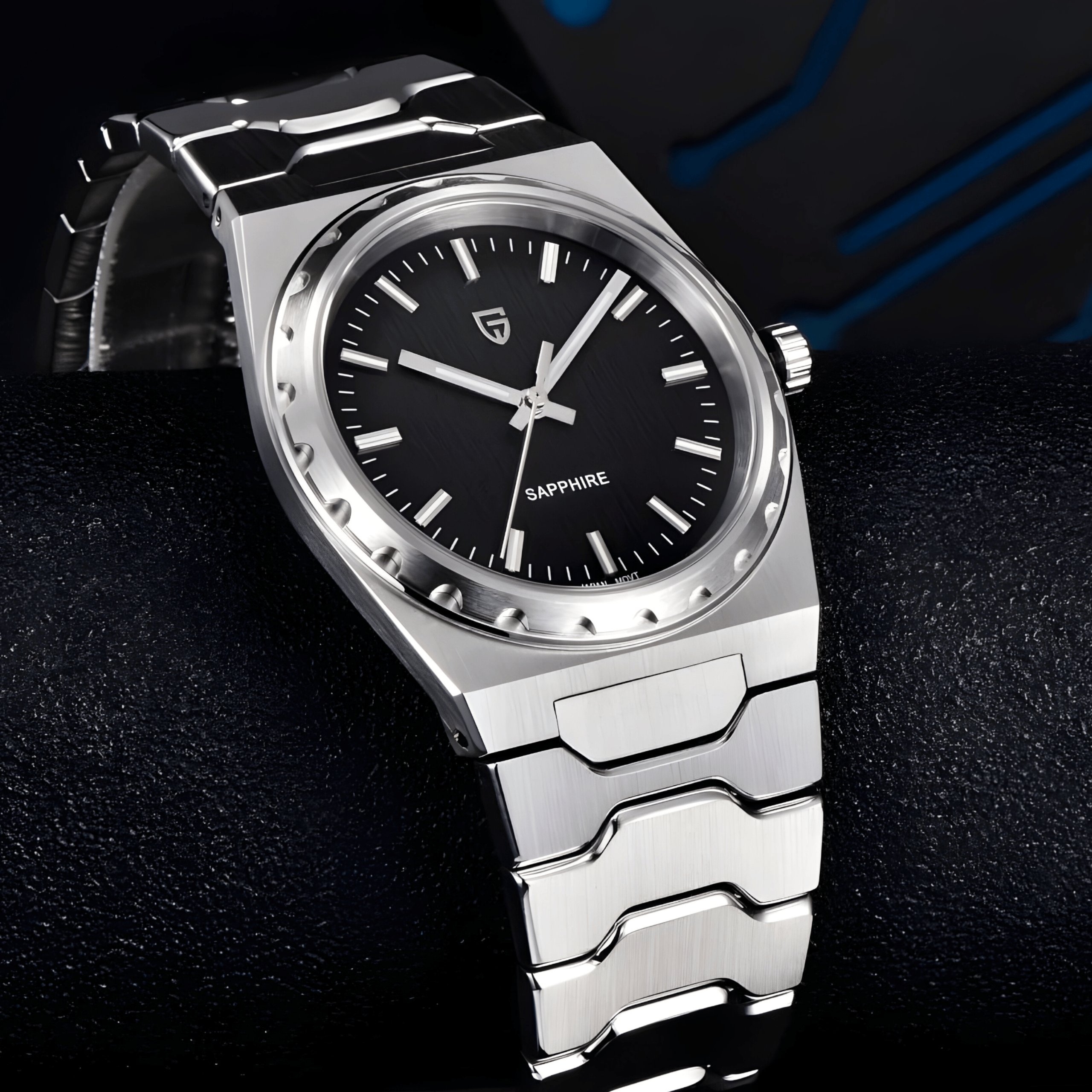 Muški Sat Pagani Design PD-YS020 Explorer - Silver/Black