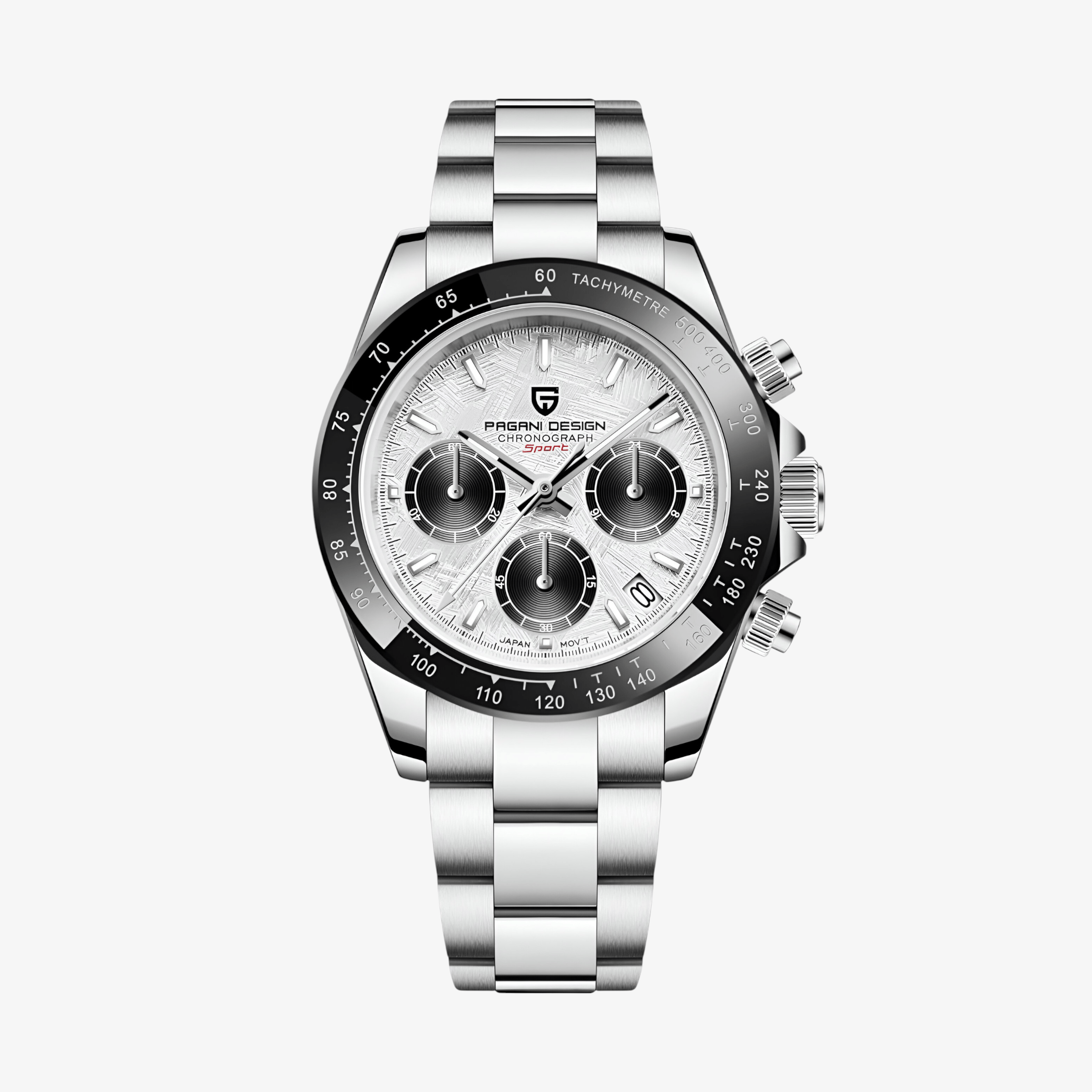 Muški Sat Pagani Design PD1644 Daytona Metal - Silver