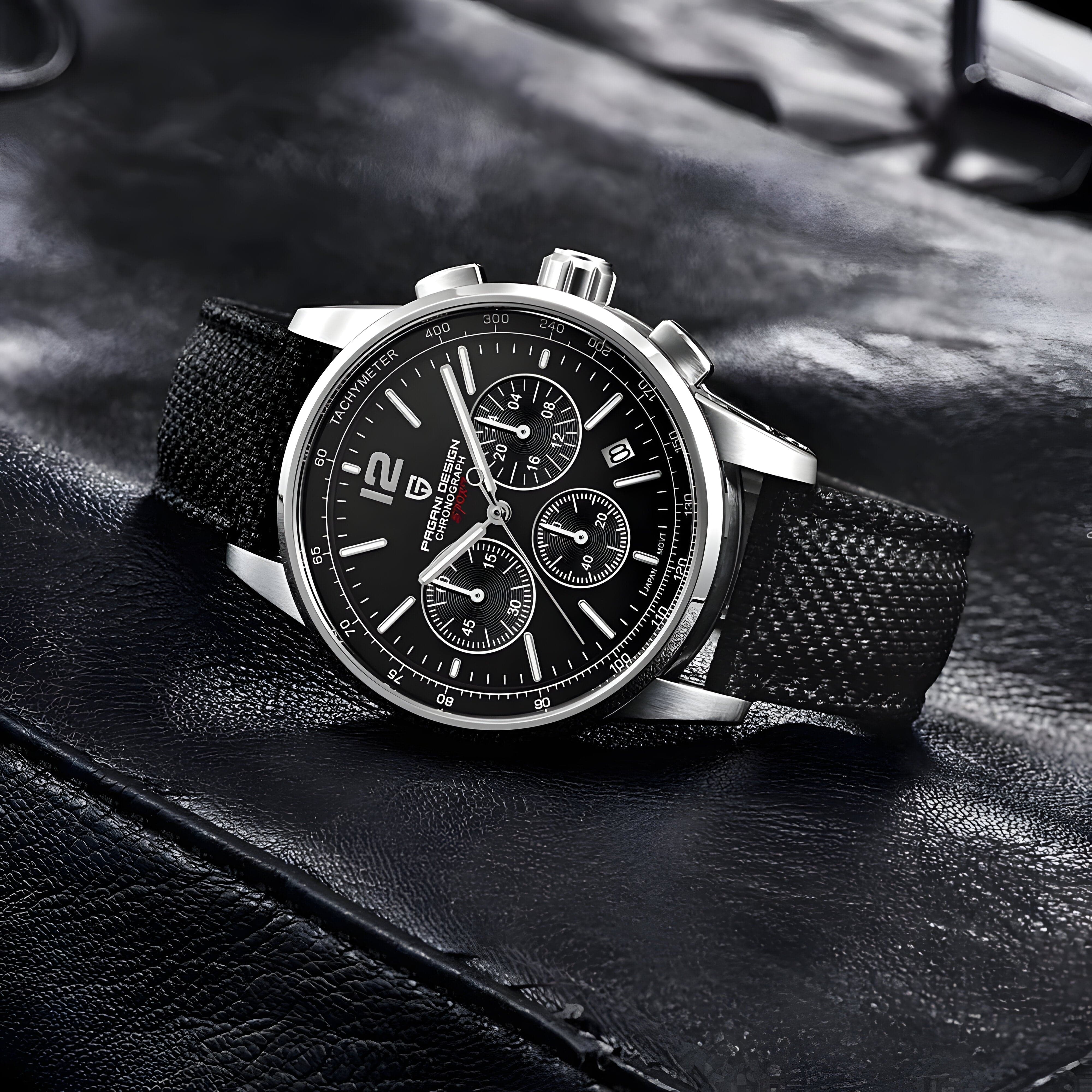 Muški Sat Pagani Design PDYS008 Code Homage - Black