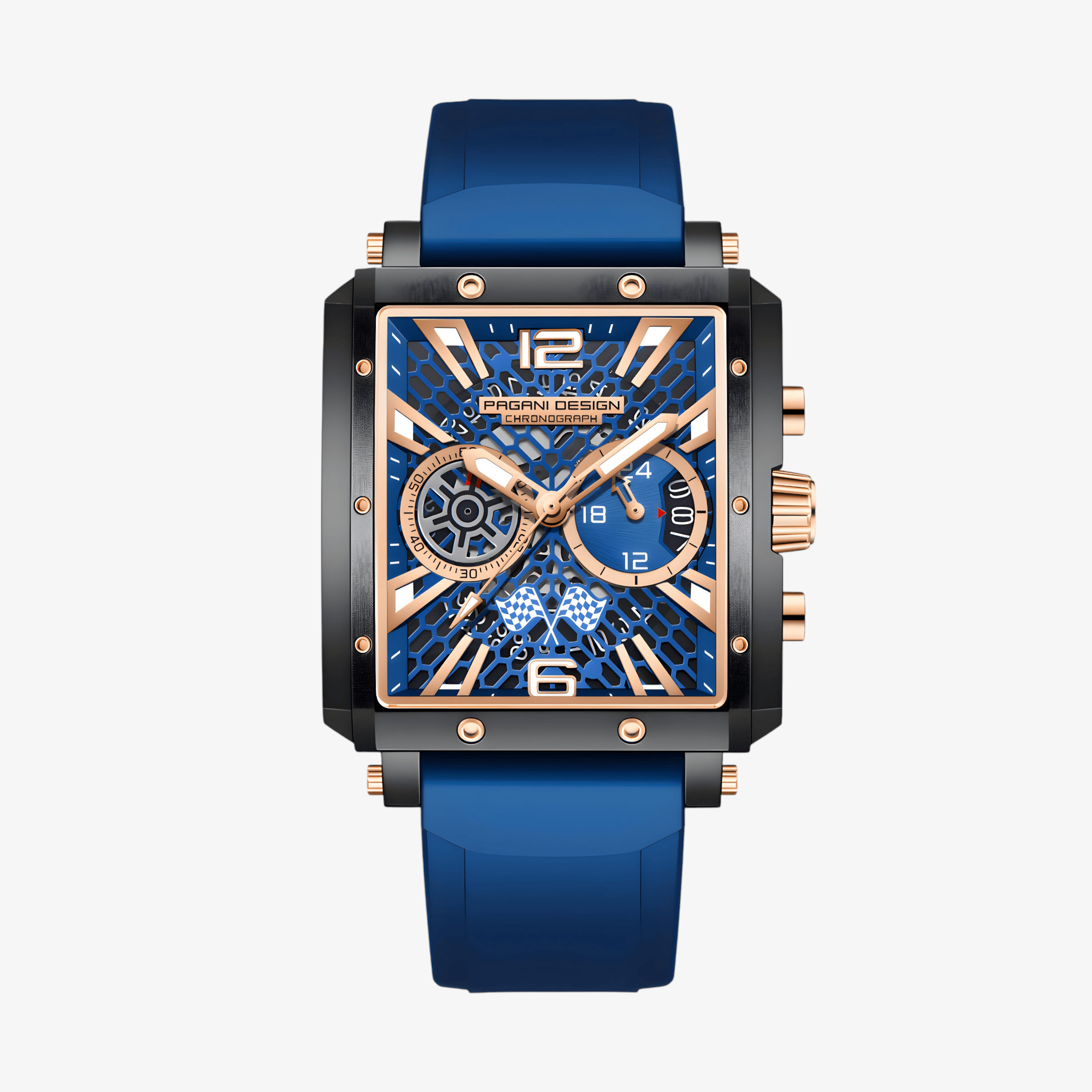 Muški Sat Pagani Desing PD-1725 Racing - Blue/Gold