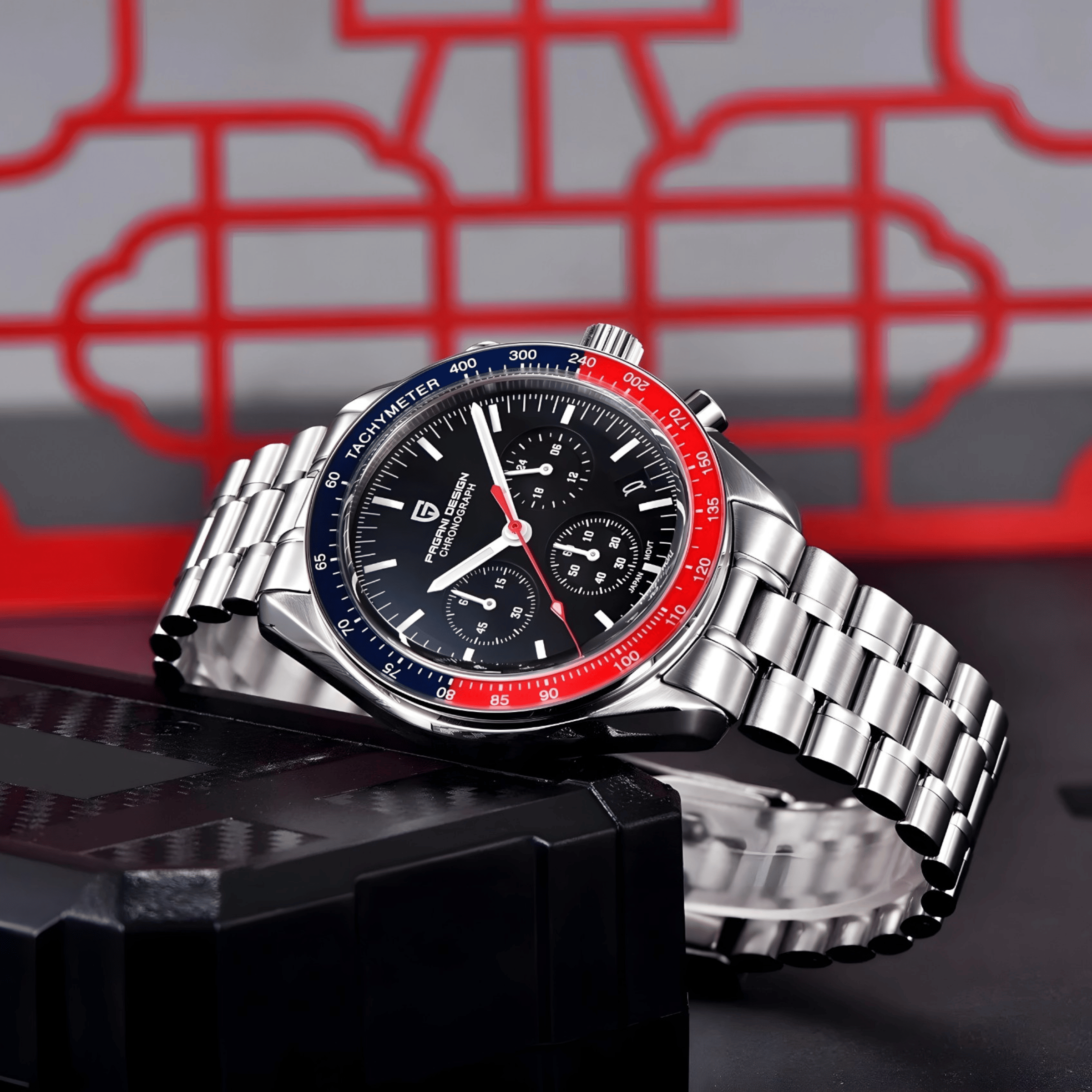 Muški Sat Pagani Desing PD1701 Speedmaster - Pepsi