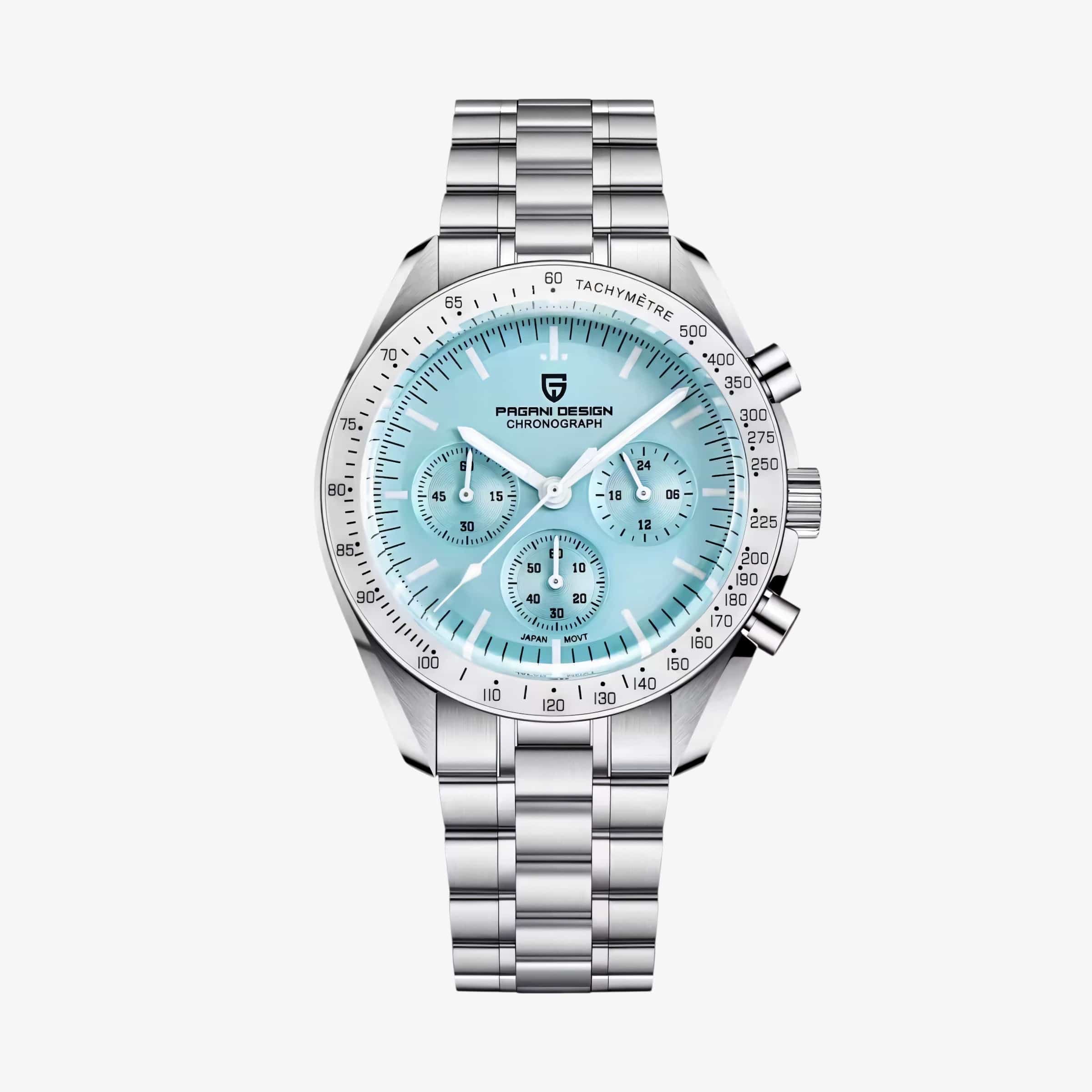 Muški Sat Pagani Desing PD1701 Speedmaster - Tiffany Blue