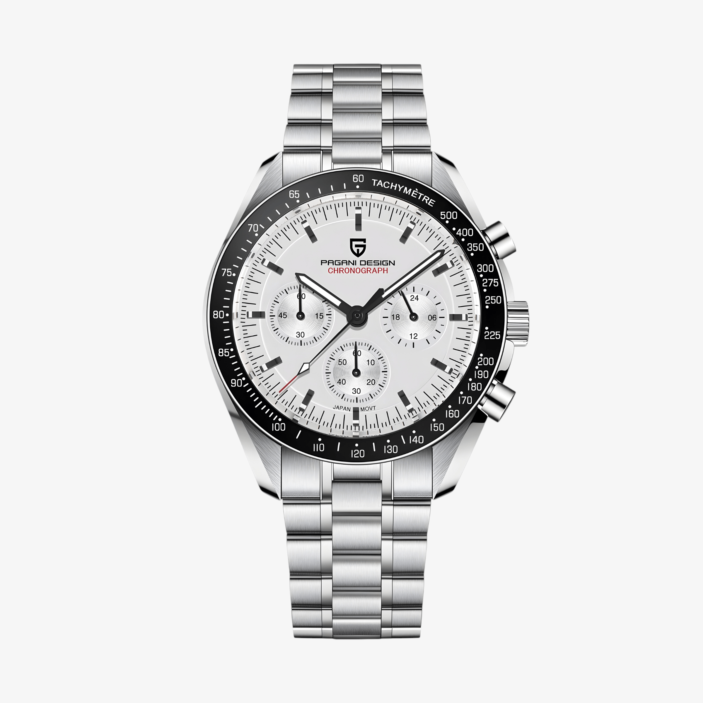 Muški Sat Pagani Desing PD1701 Speedmaster - White Homage