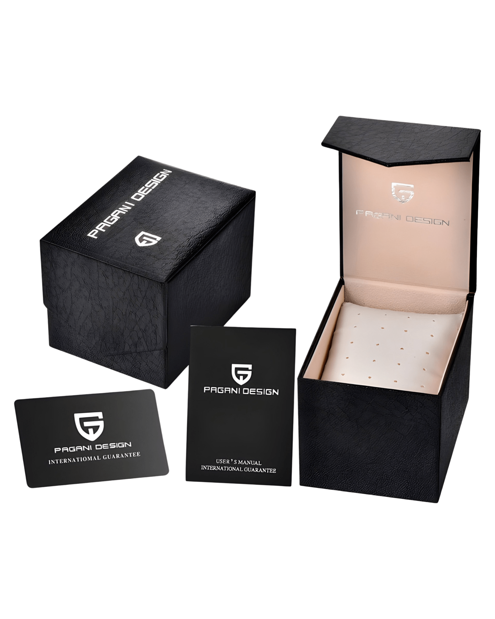 PAGANI DESING PD1701 Speedmaster Crna Srebrna Boja - PRIKAZ PAKOVANJA SATA