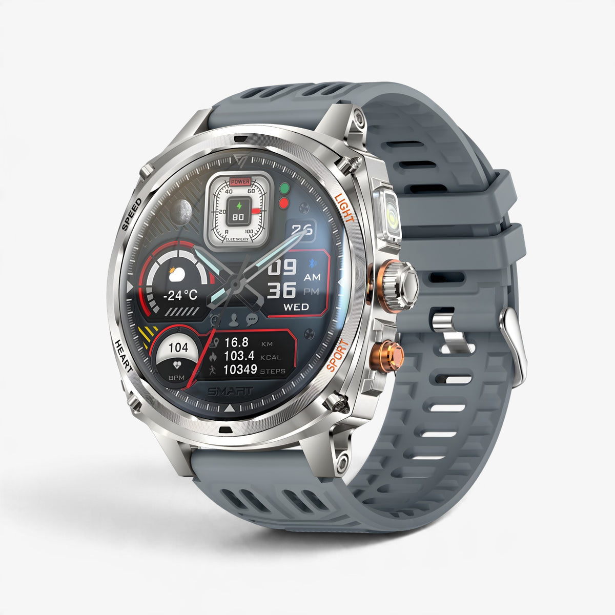 Muški Pametni Sat Military V95 - Gray