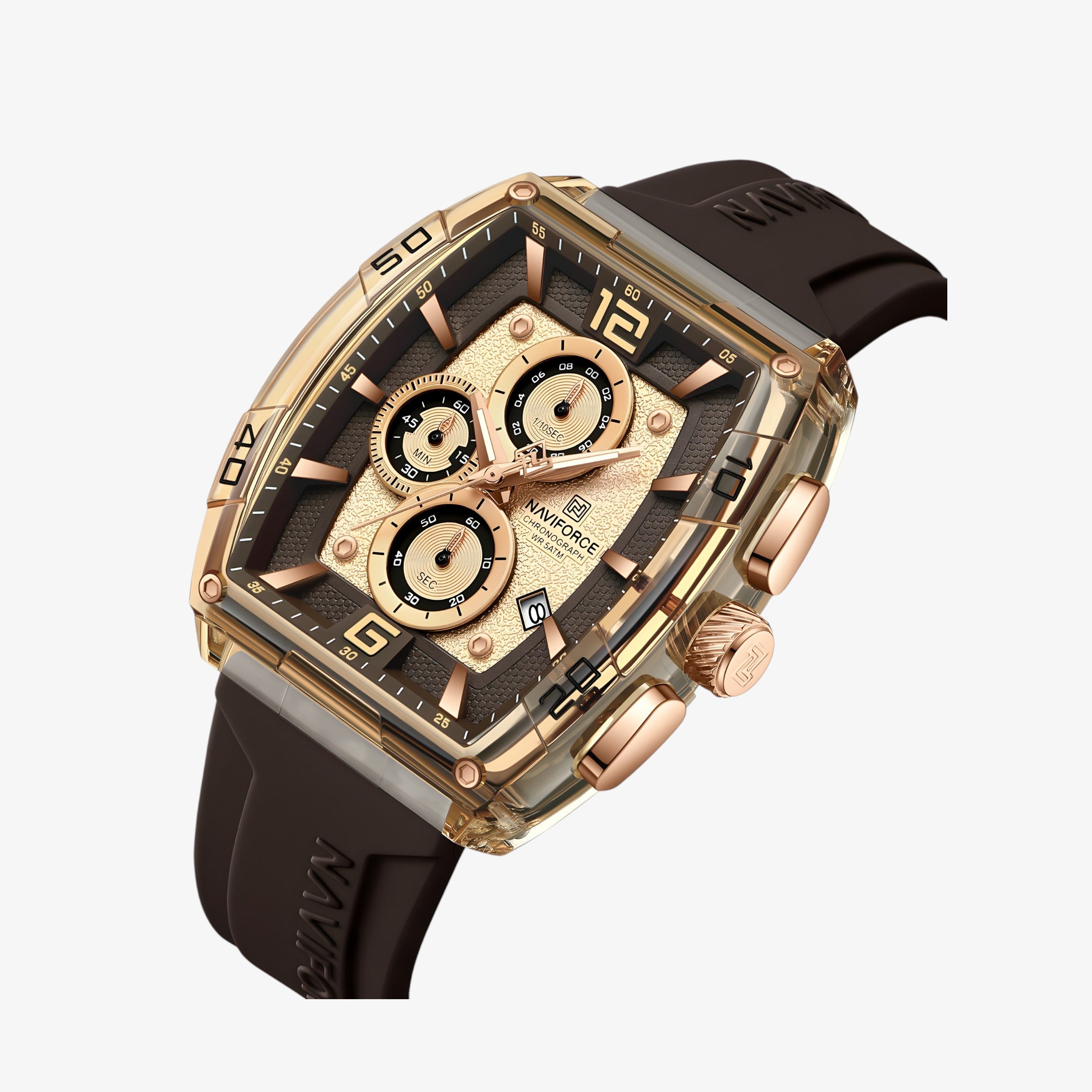 Muški Sportski Sat NaviForce NF6101 Virex - Braon
