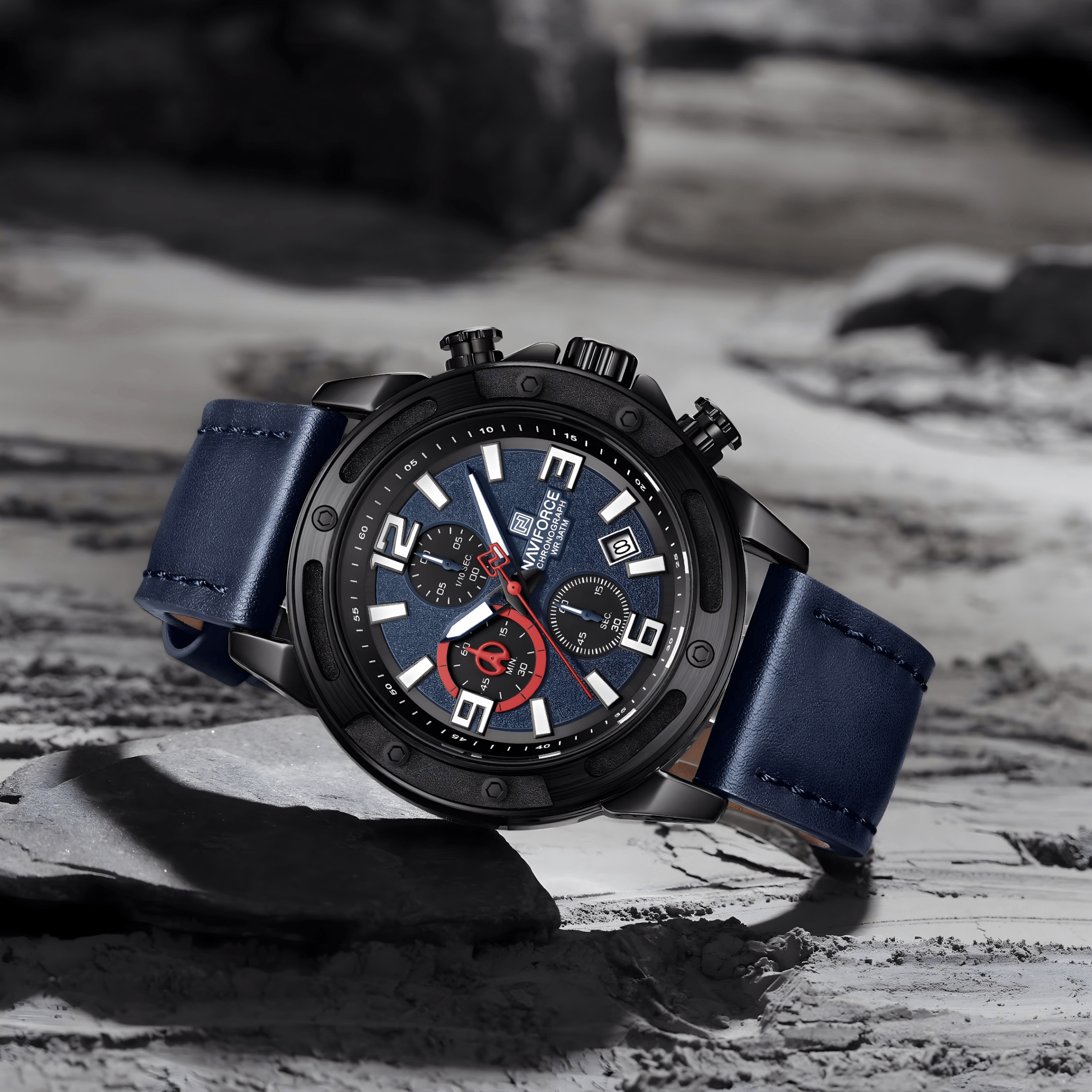 MUŠKI KVARCNI SAT U PLAVOJ BOJI