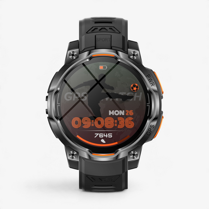 Muški Pametni Sat Military KC108 - Black/Orange
