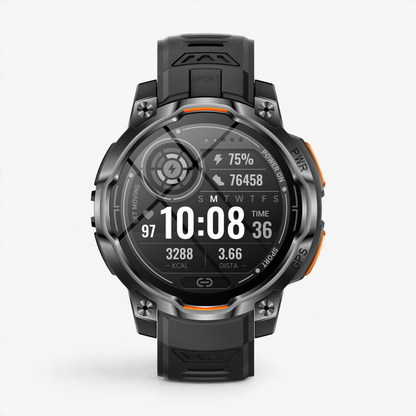 Muški Pametni Sat Military KC108 - Black/Orange